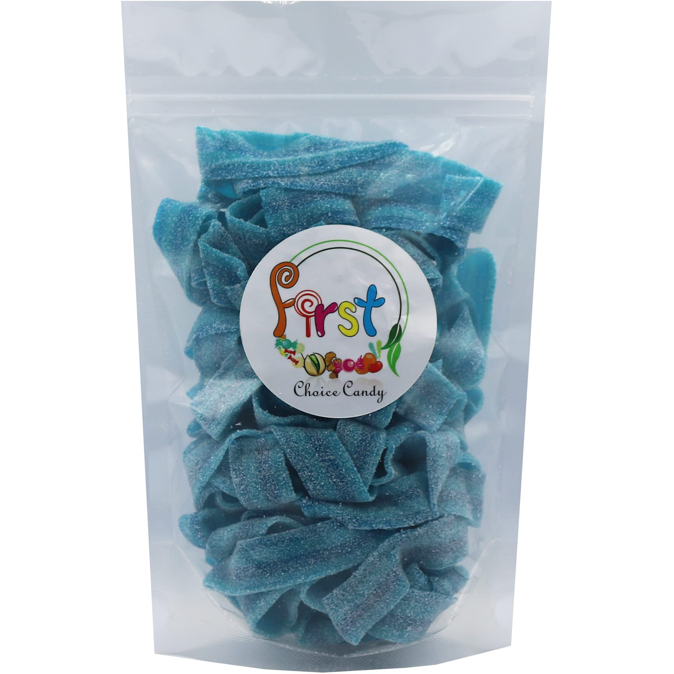 All Color Sour Gummy Belts (Berry Blue (Blueberry), 1 Lb)