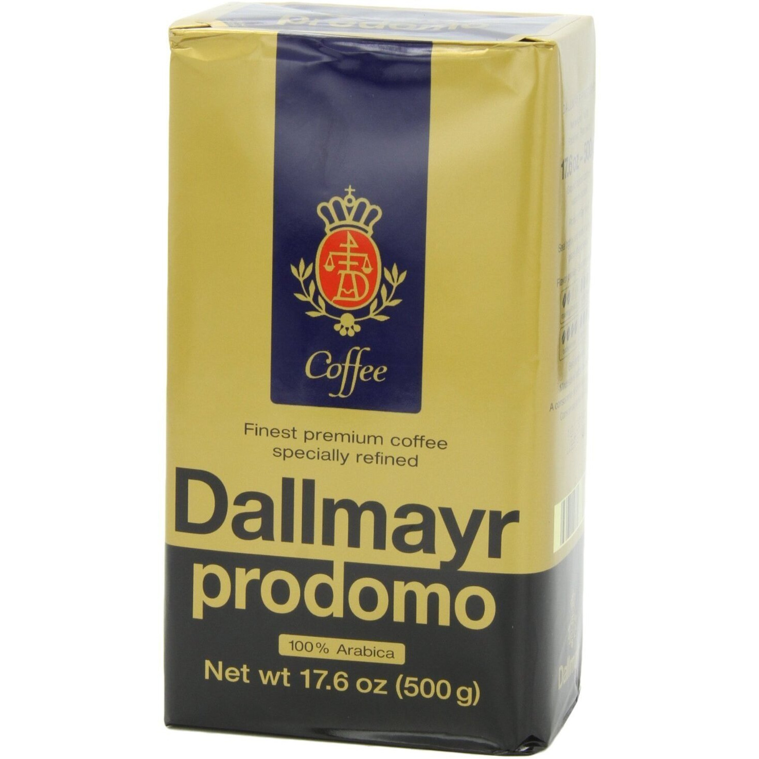 Dallmayr Prodomo Arabica Ground Coffee 17.6Oz (6-Pack)