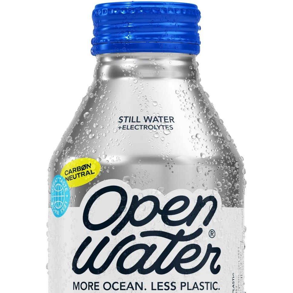 Open Water Still Bottled Water With Electrolytes In 16-Oz Aluminum Bottles (2 Cases, 24 Bottles - Still) | Bpa-Free And Eco Friendly