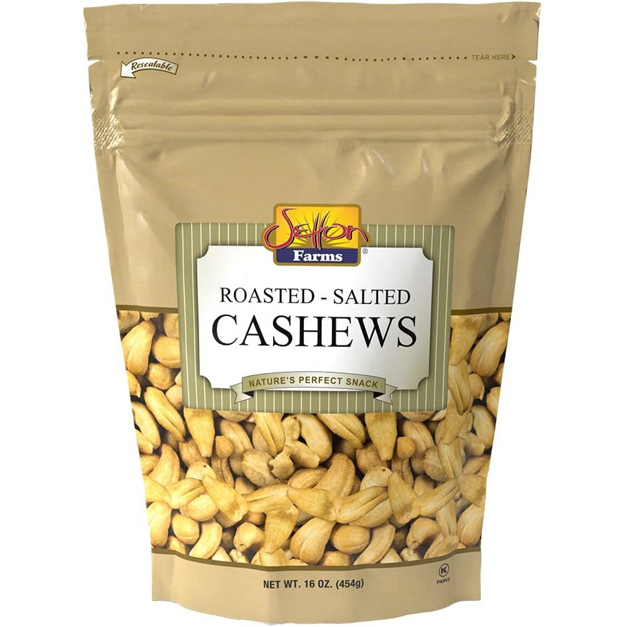 Cashews Roasted Salted 1 Lb. Bag, Kosher