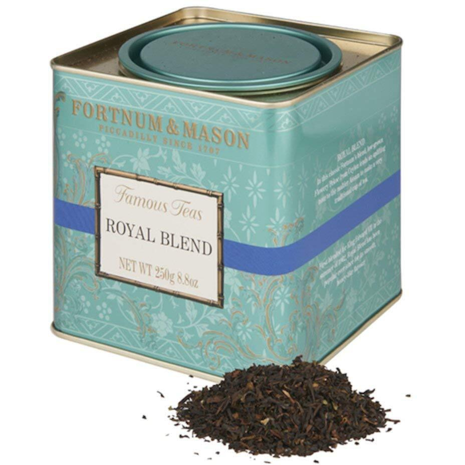 Fortnum & Mason British Tea, Royal Blend, 250G Loose English Tea In A Gift Tin Caddy