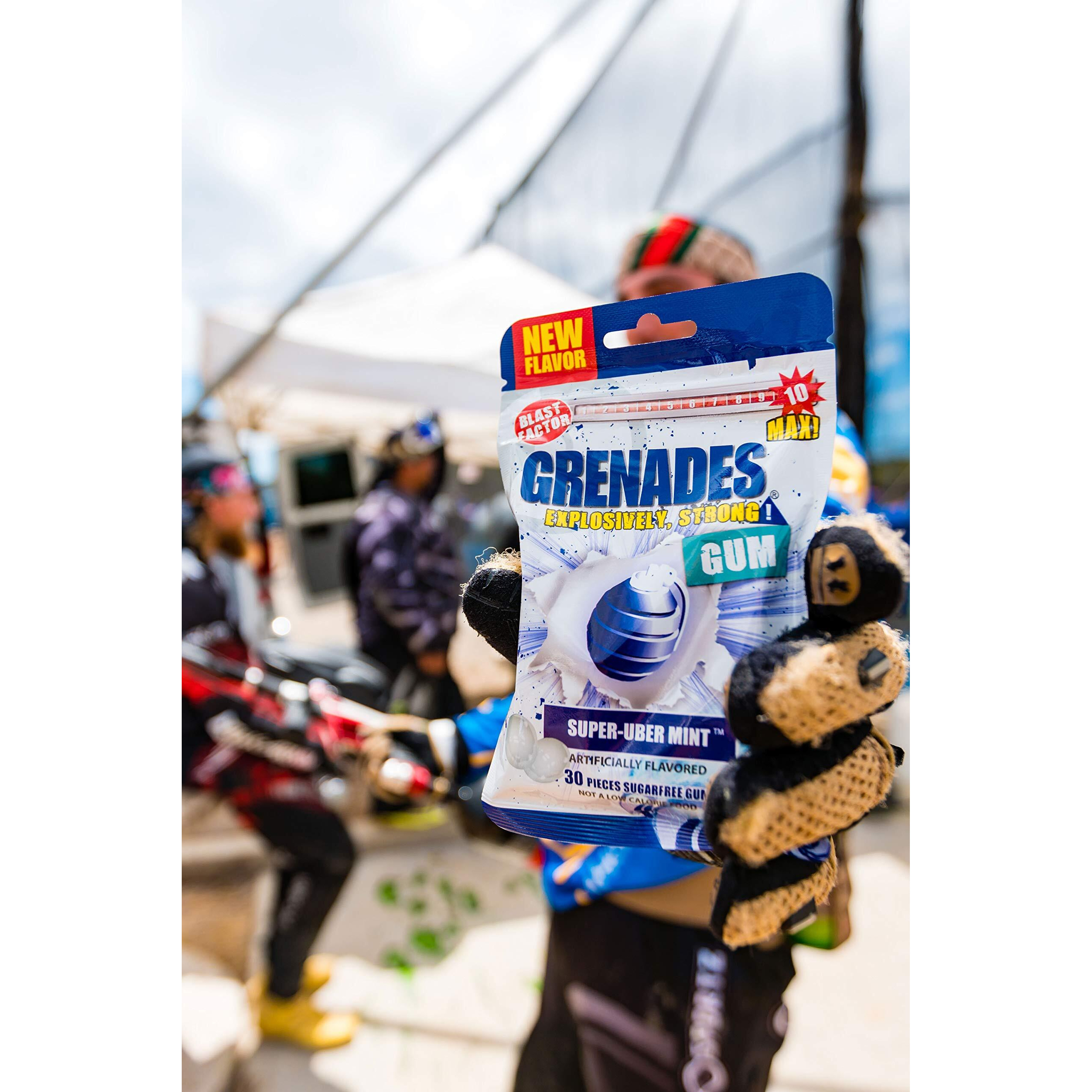 Grenades Gum 10-Pack Build-Your-Own Bundle-Explosively Strong Mint Gum- 11 Flavors To Choose From- Up To 300 Pcs