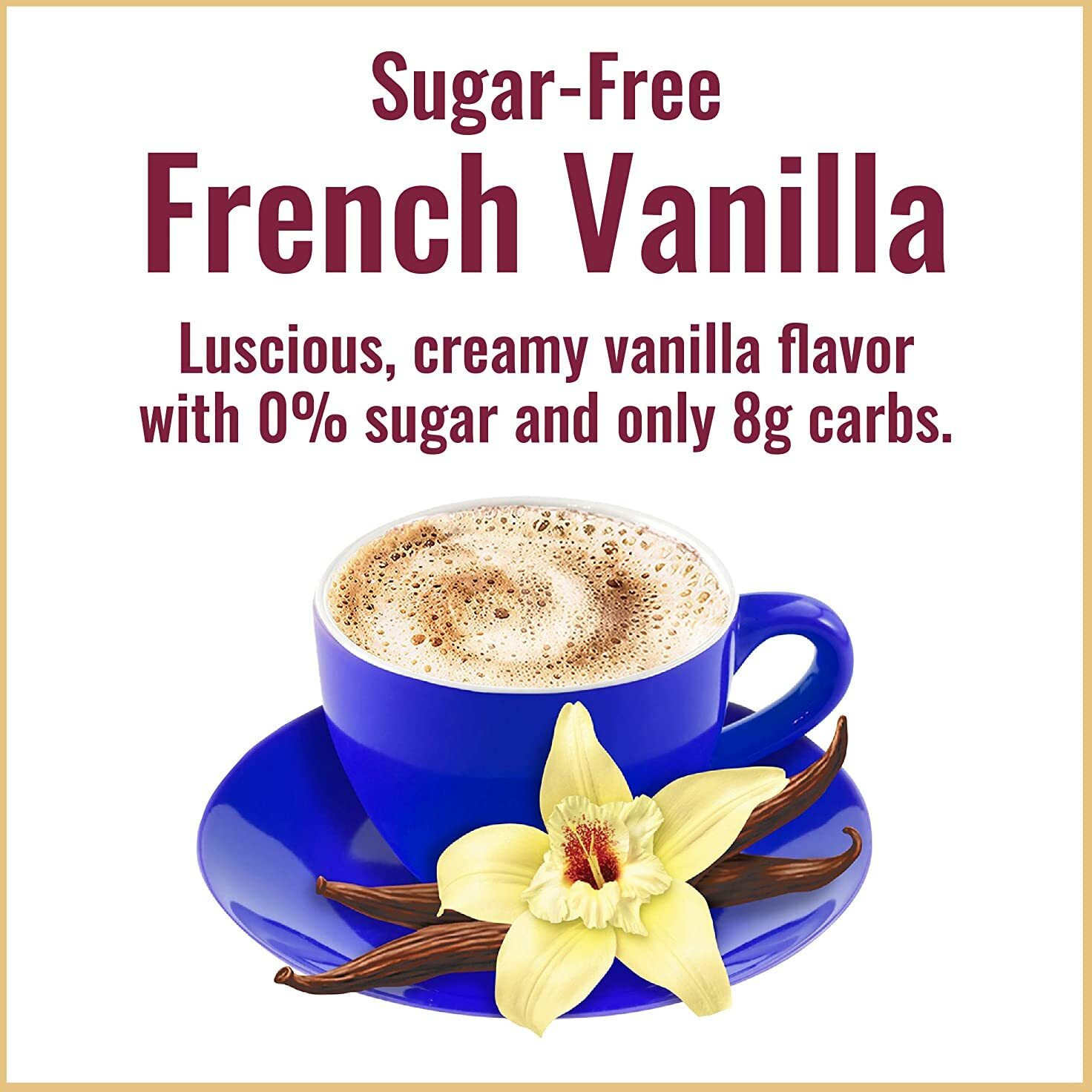 Hills Bros. Instant Cappuccino Mix, Sugar Free French Vanilla & Double Mocha Variety Pack (12 Oz, Pack Of 3) - Convenient & Versatile, Instant Hot Or Iced Coffee, Frothy & Rich Flavor - Just Add Water