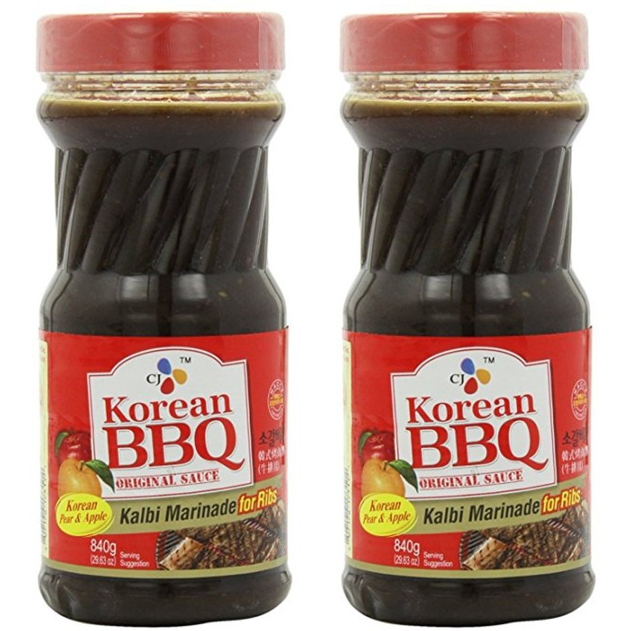 [ 2 Packs ] Cj Korean Bbq Sauce, Kalbi, 29.63-Ounce Bottle For Ribs