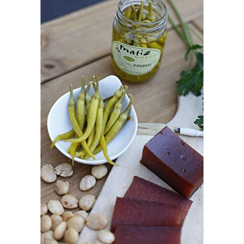 Matiz Piparras, Basque Guindilla Peppers (6.4 Oz.) Spanish Green Pickled Peppers From Spain