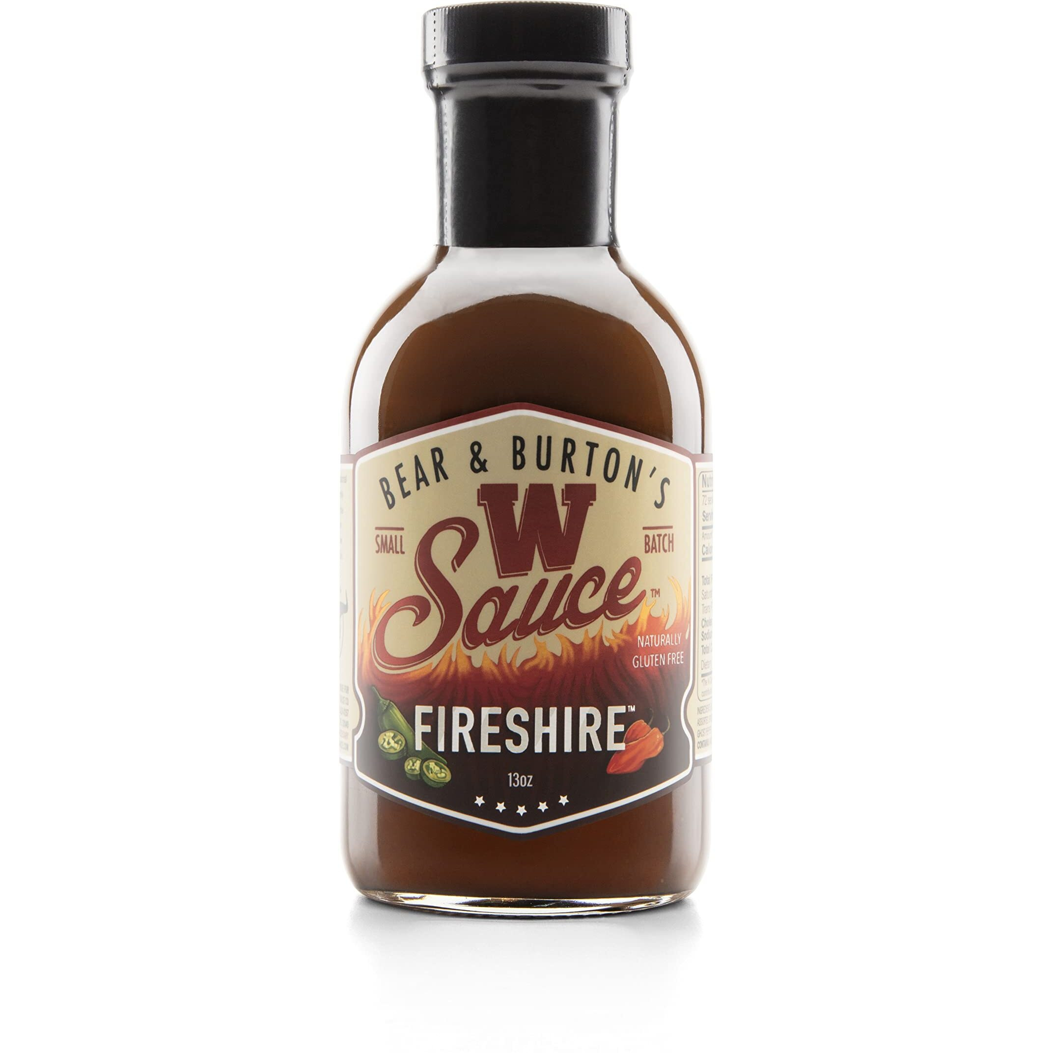Bear & Burton's W Sauce, Fireshire - Pack Of 1