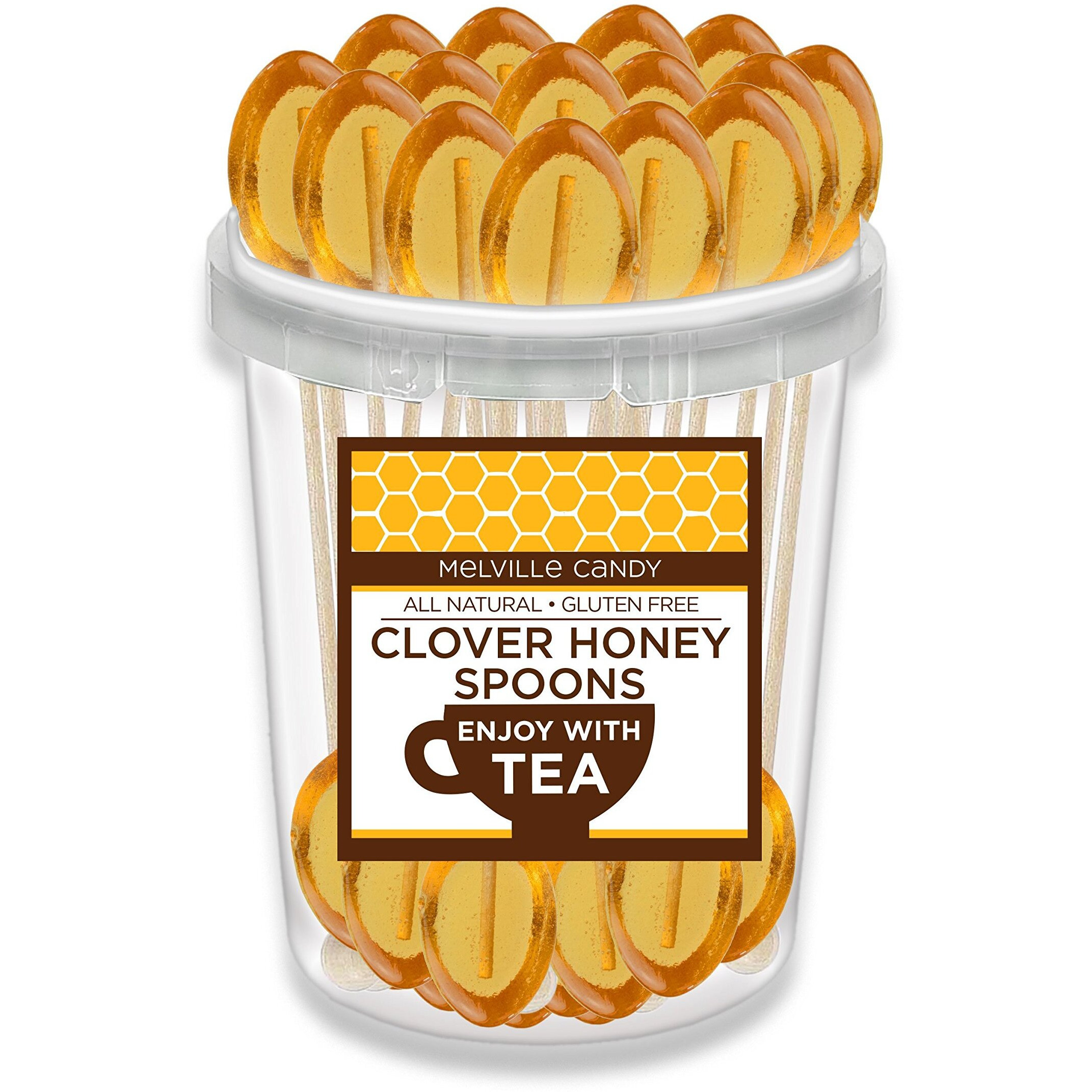 Clover Honey Spoon Contains Real Honey (30 Count)