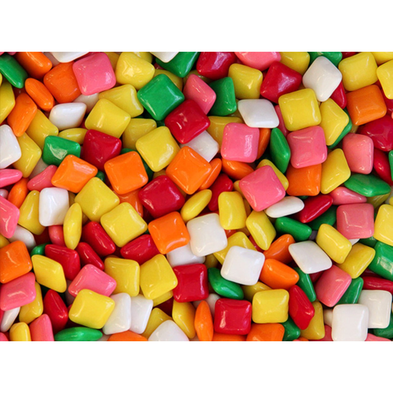 Chiclets Gum Original Assorted Flavors - 1 Pound Approx 380 Mastic Gum - Ideal For Bubble Machine - Bulk Candy For Candy Machine, Juicy Fruit Gum - Christmas Candy, Chewing Gum Bulk - Assorted Candy