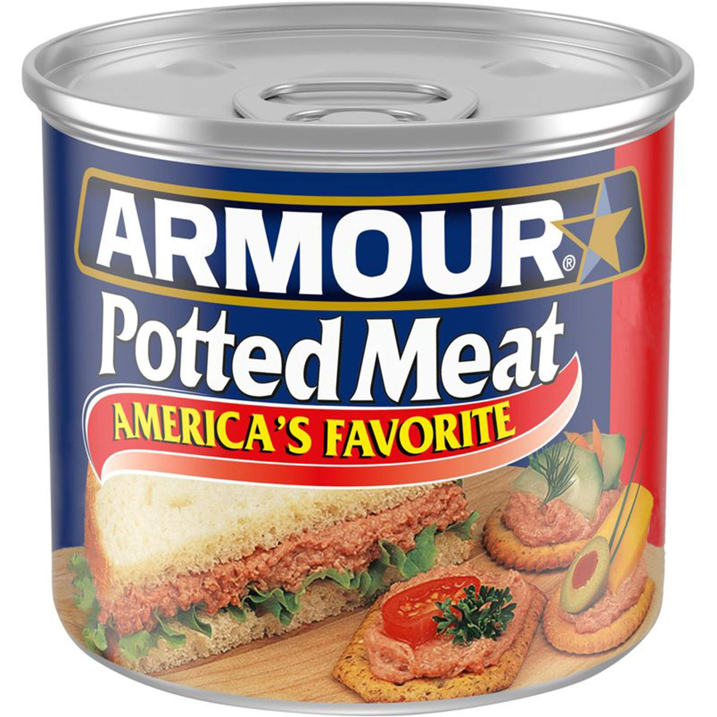 Amour Star Potted Meat, Canned Meat, 5.5 Oz (Pack Of 24)