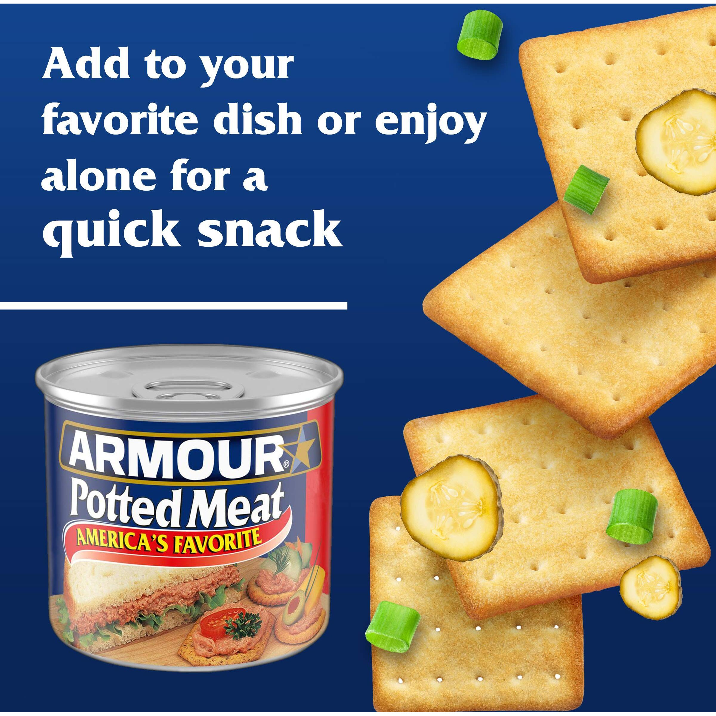 Amour Star Potted Meat, Canned Meat, 5.5 Oz (Pack Of 24)