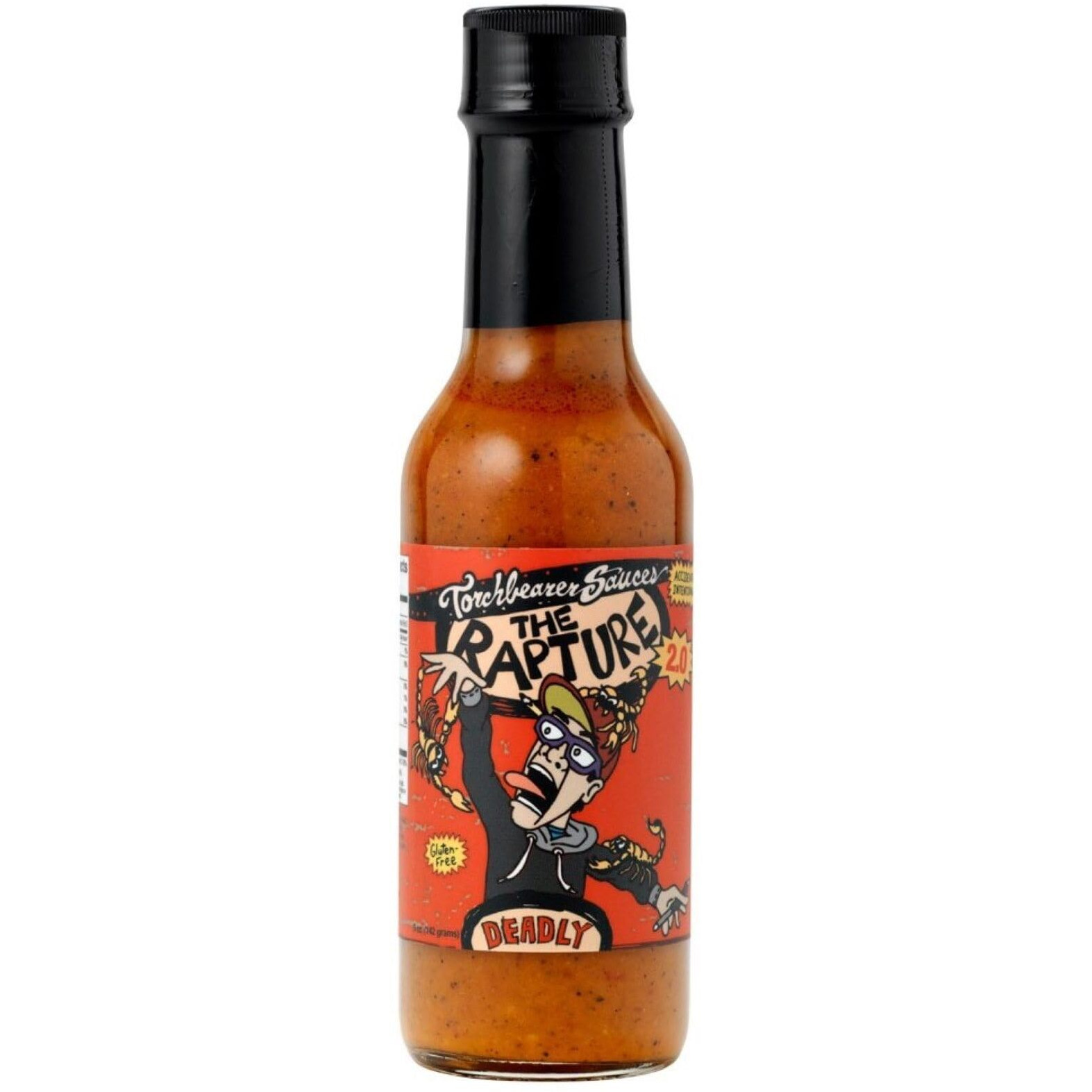 Torchbearer Sauces The Rapture Trinidad Scorpion Pepper Hot Sauce - All Natural, Gluten Free, Made In Usa - 5 Fl Oz (Pack Of 1)