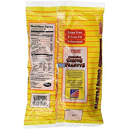 Melster Candies - Classic Marshmallow Circus Peanut Candies - Fat Free, Iconic And Nostalgic Sweet Treat - 11 Oz. Bags - 3 Pack
