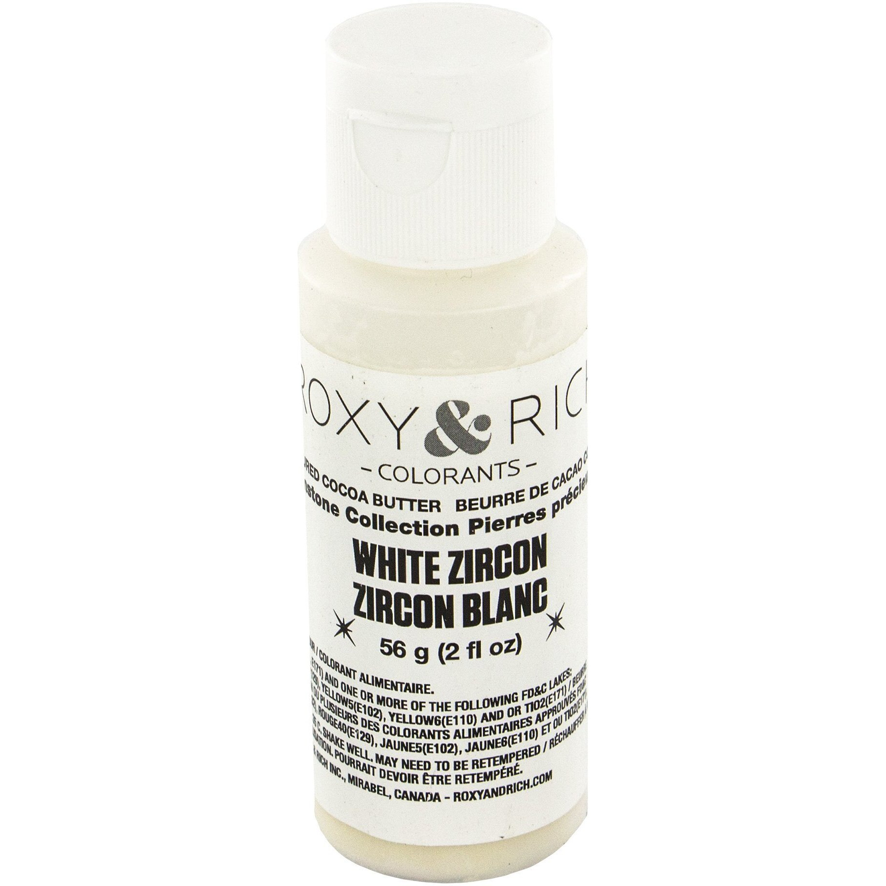 Chocolats Roxy & Rich Cocoa Butter - 2 Oz - White Zircon