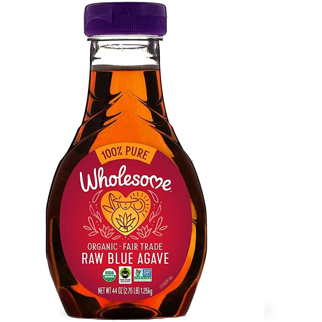 Wholesome Sweeteners Organic Raw Blue Agave, Usda Certified Organic, 44 Oz
