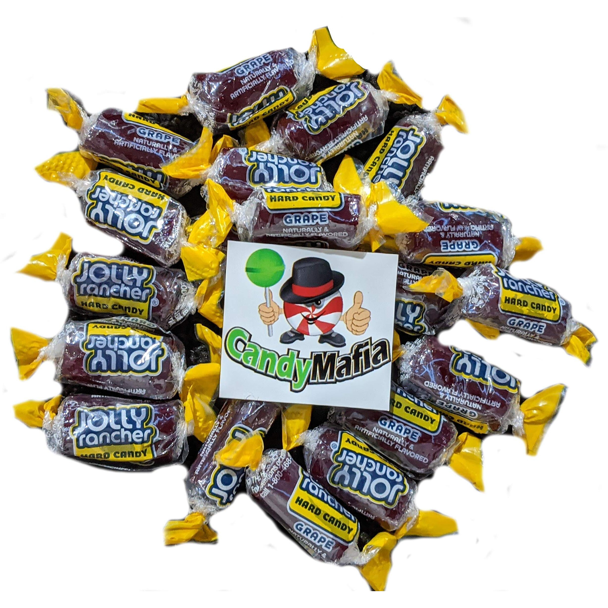 Candymafia Bundle - Jolly Ranchers Hard Candy 1.2 Pound Bag + Magnet (Grape)