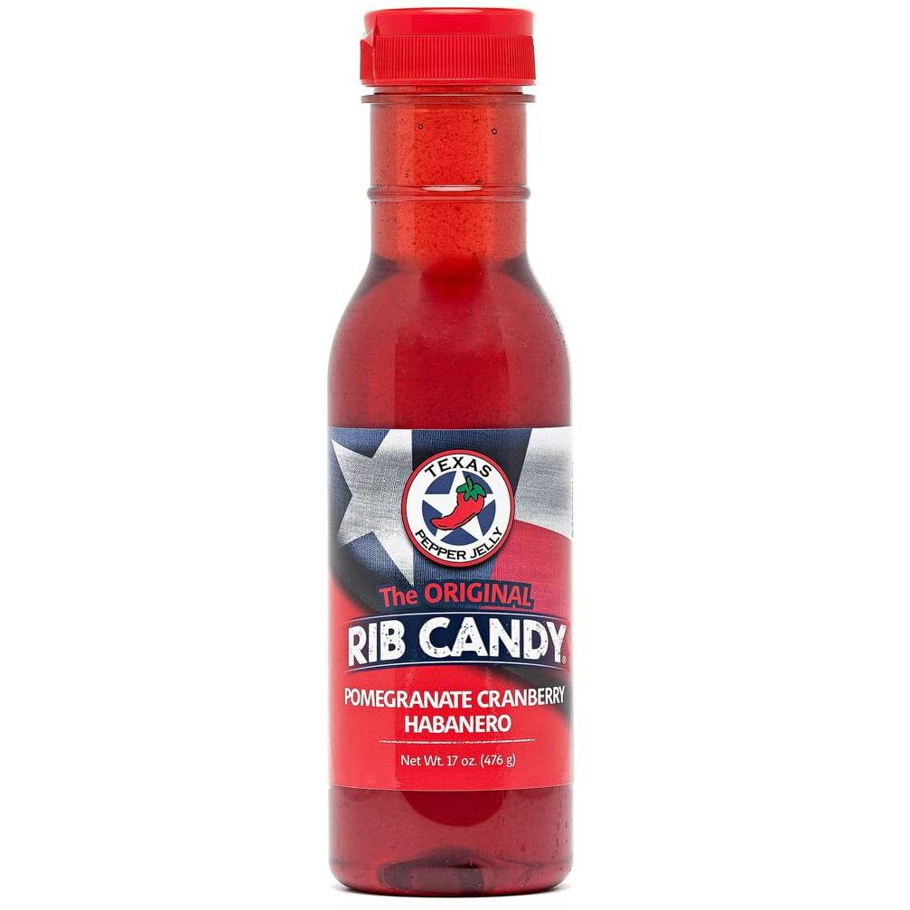 Rib Candy - Pomegranate Cranberry Habanero Net Wt. 17 Oz (476 G) Bottle