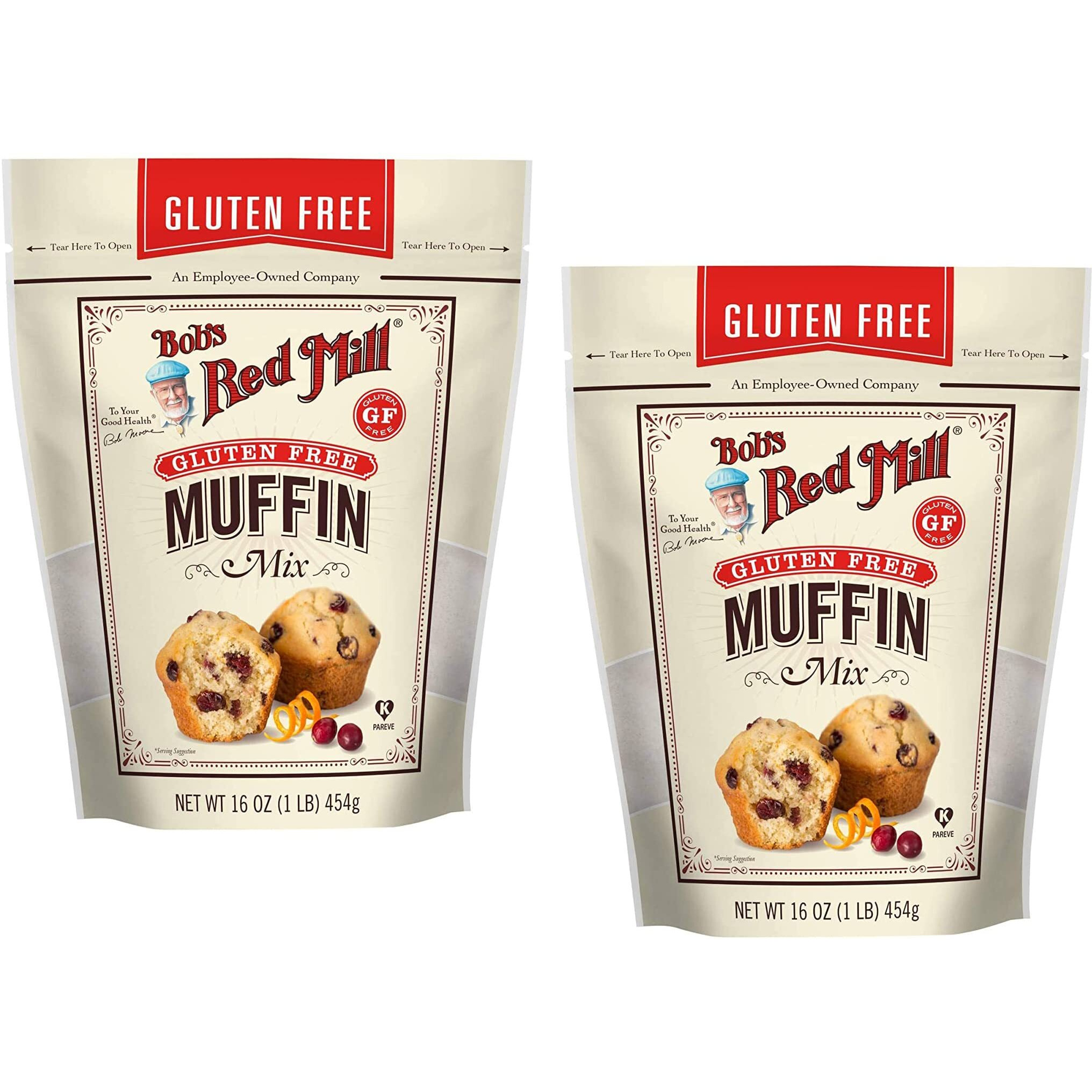 Bob's Red Mill Gluten Free Muffin Mix, 16 Oz (Pack Of 2)