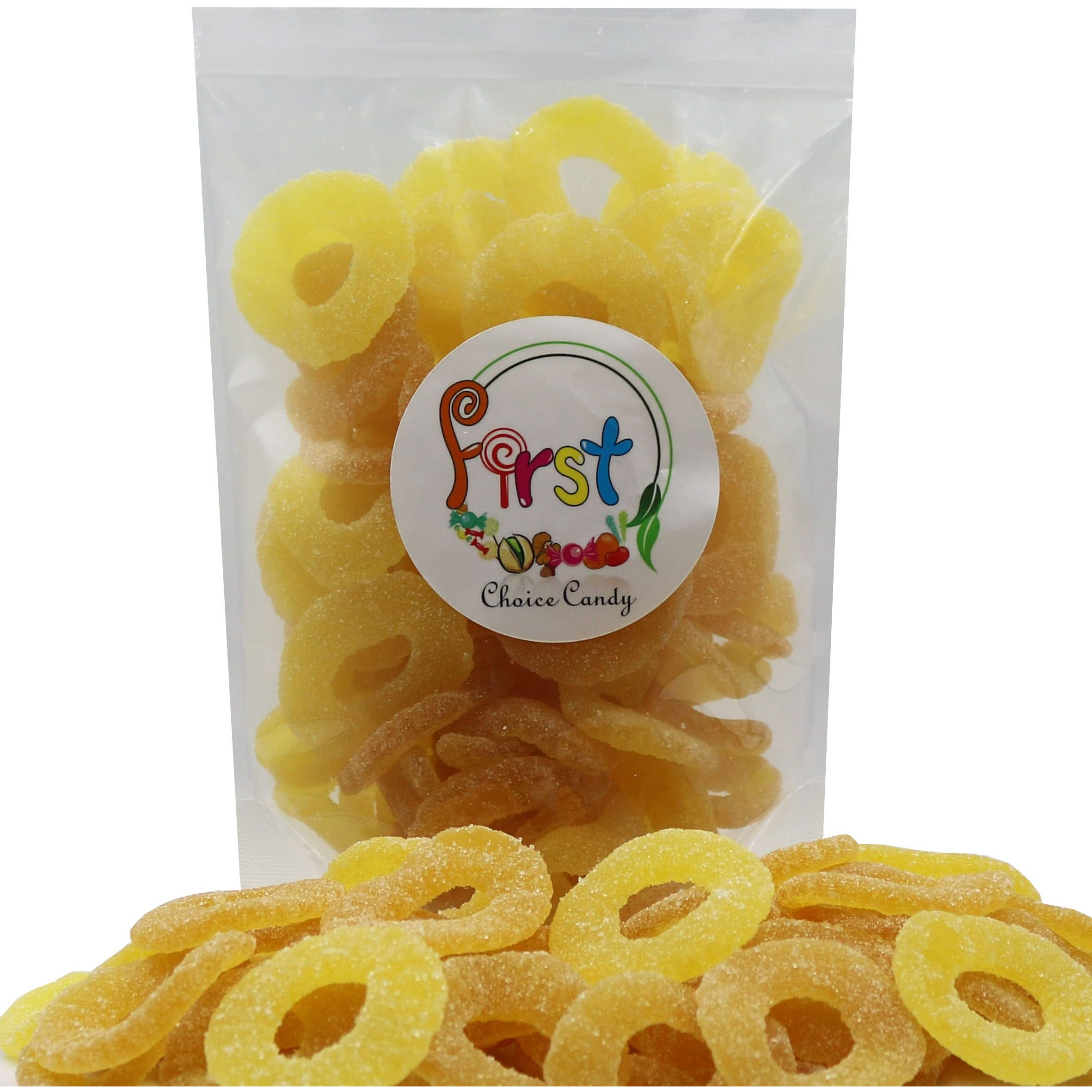 Firstchoicecandy Gummy Fruit Candy (Pineapple Rings, 2 Pound (Pack Of 1))