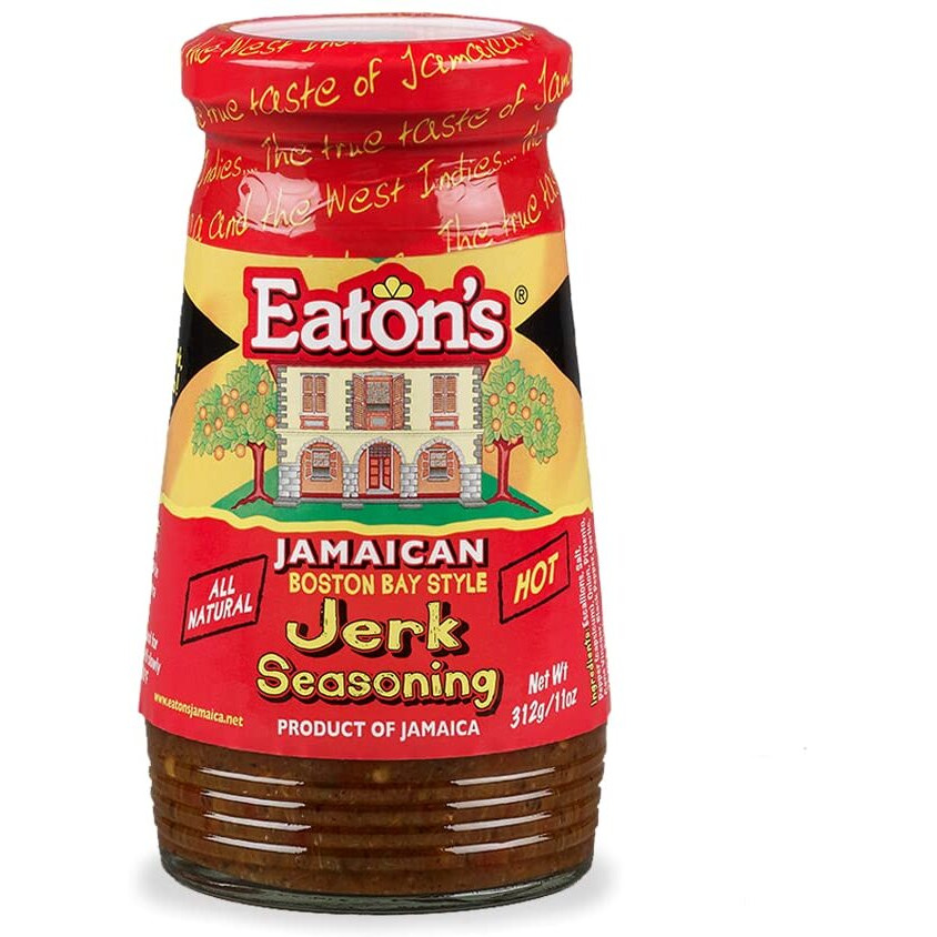 Eaton's Authentic Jamaican Jerk Seasoning - Easy To Use, Spicy, And Flavorful Caribbean Jerk Seasoning, Perfect As Meat Or Bbq Rubs, Grilled Chicken Seasoning Or Marinade (Boston Bay, 11 Oz)