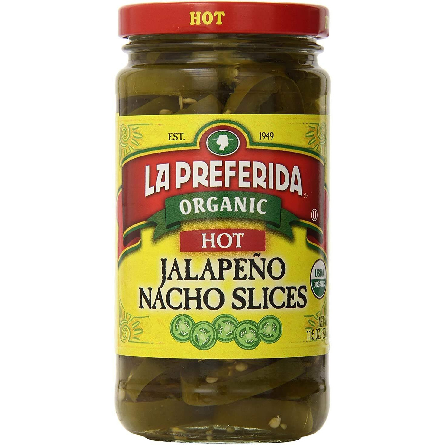 La Preferida La Preferida Organic Hot Jalapeno Nacho Slices 11.5 Oz,, 11.5 Oz (2)