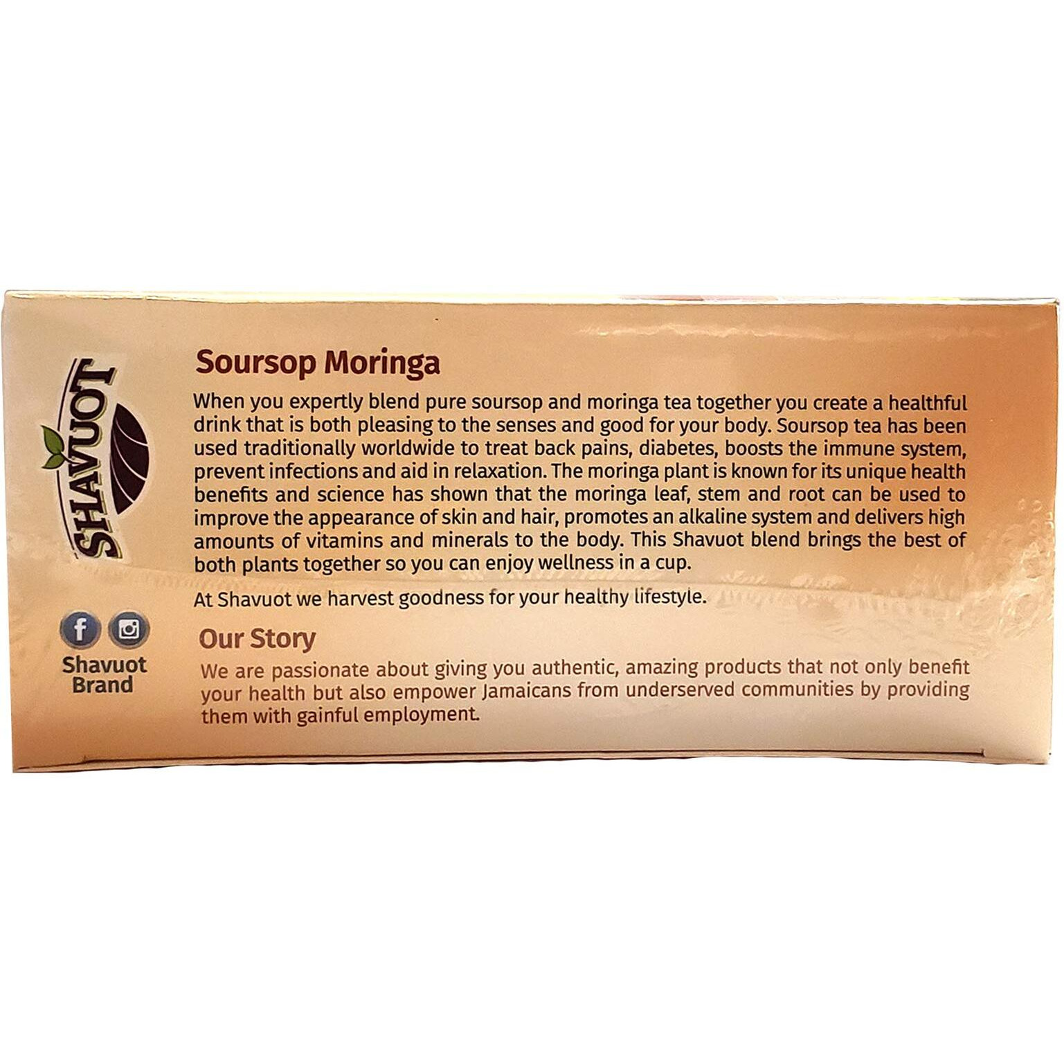Shavuot Soursop Moringa Tea (Pack Of 3)