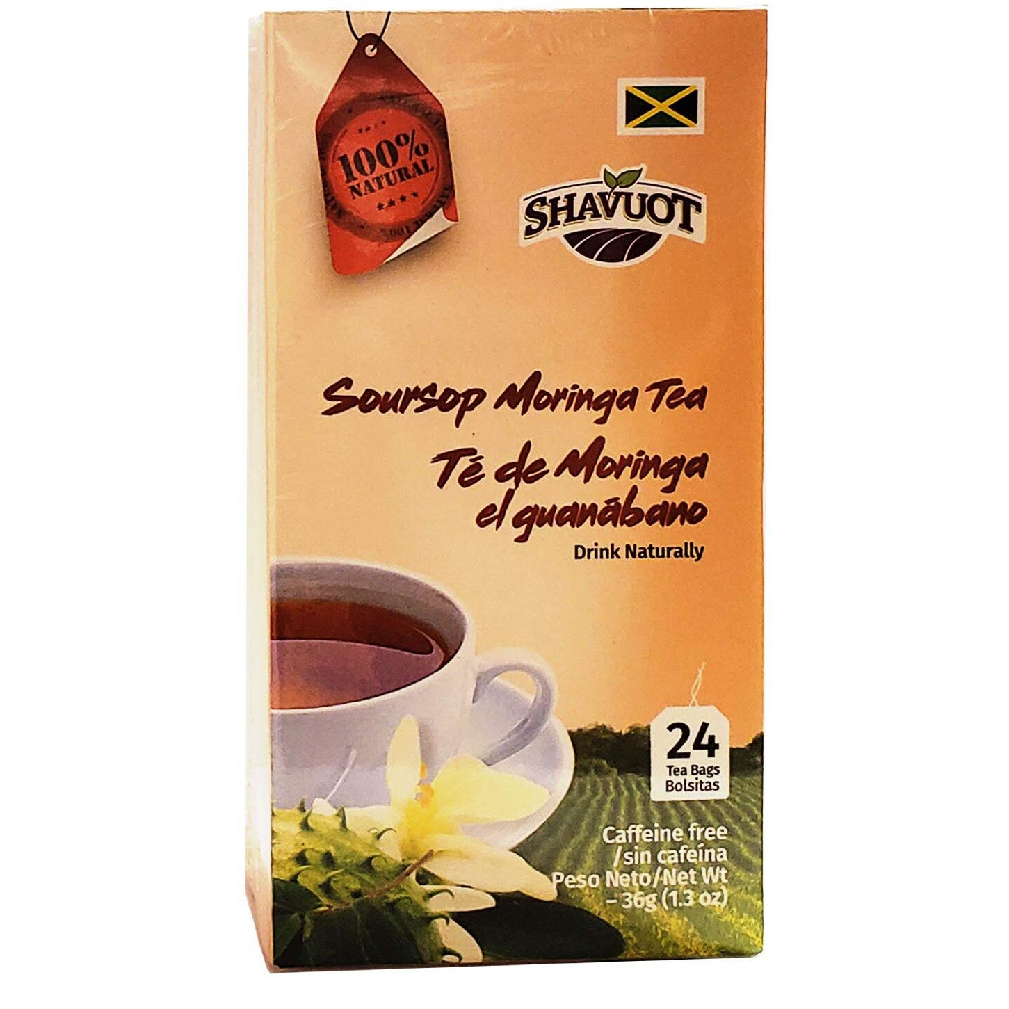 Shavuot Soursop Moringa Tea (Pack Of 3)