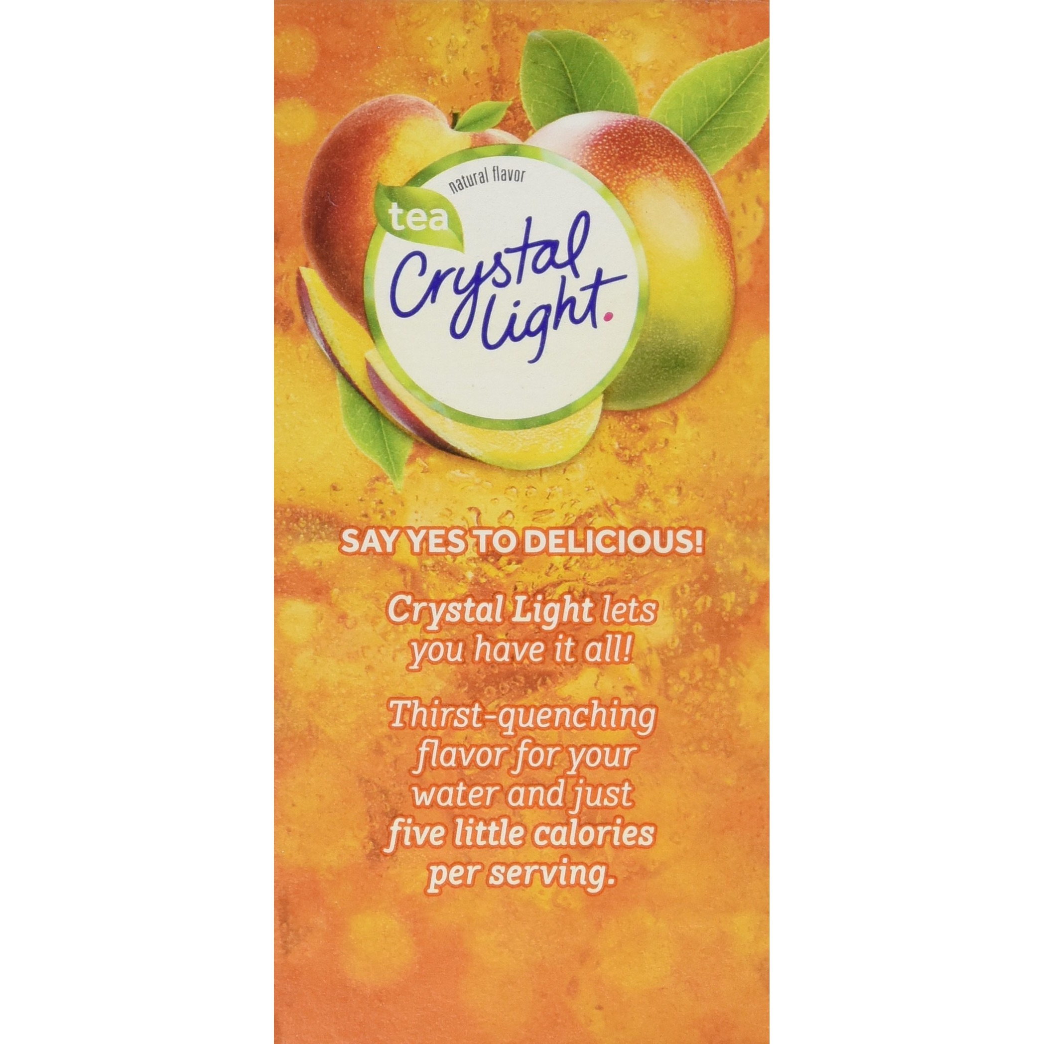 Crystal Light On The Go Peach Mango Green Tea, 10 Ct