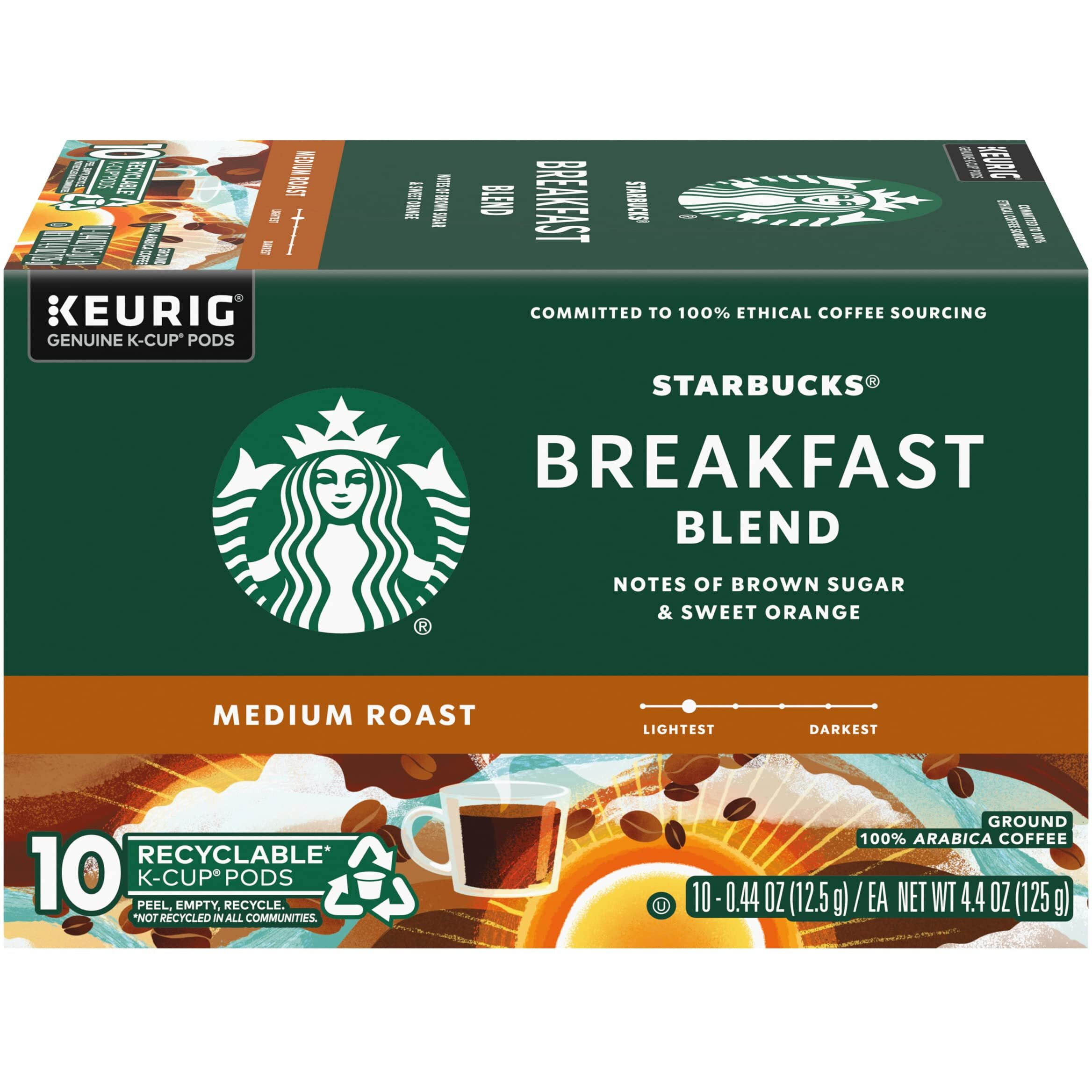 Starbucks Breakfast Blend K-Cup, 10 Ct