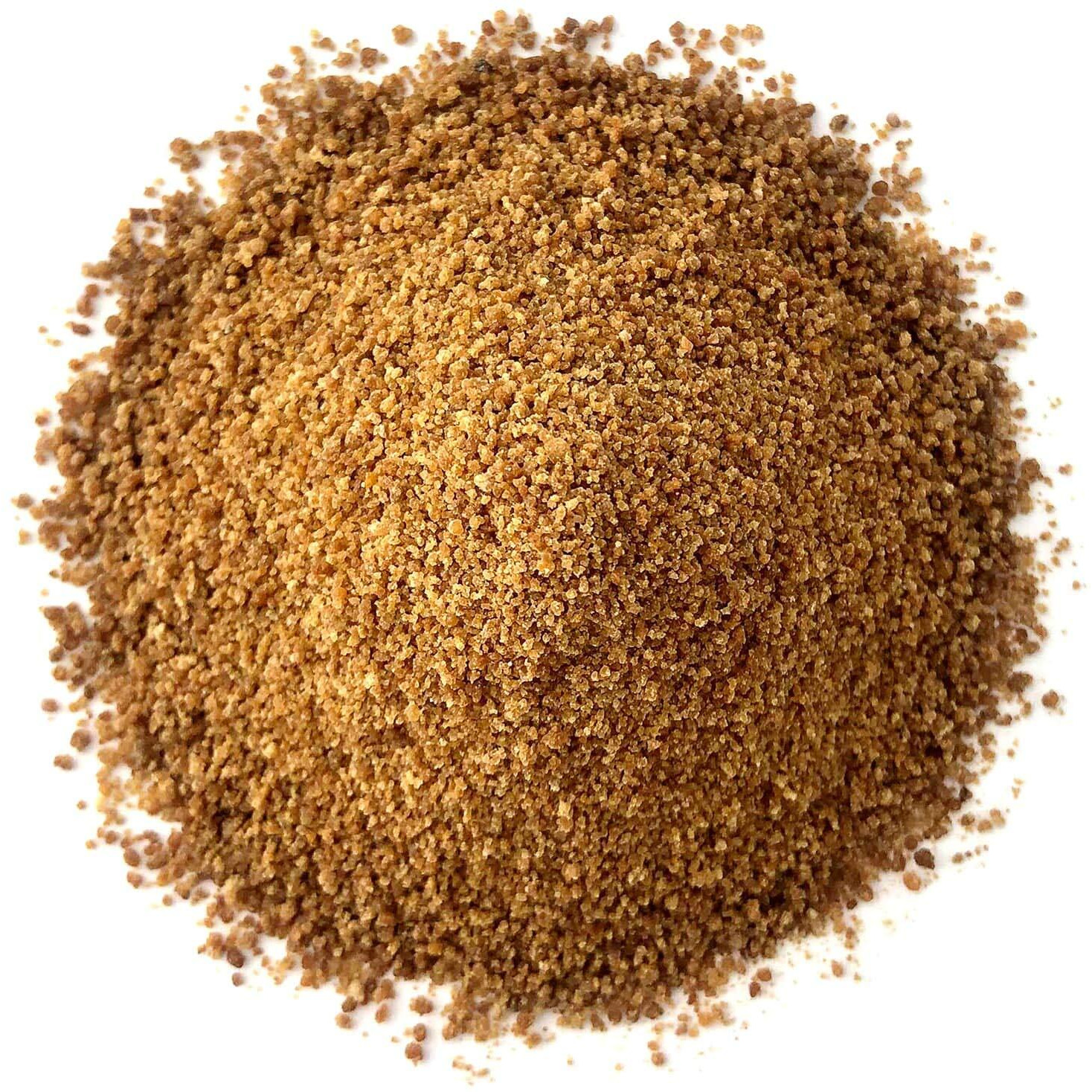 Food To Live Organic Brown Coconut Sugar, 8 Ounces - Non-Gmo, Pure Palm Sugar, Kosher, Vegan, Fair Trade, Unrefined, Granulated, Low Glycemic Sweetener, Highly Nutritious, Perfect For Baking, Bulk