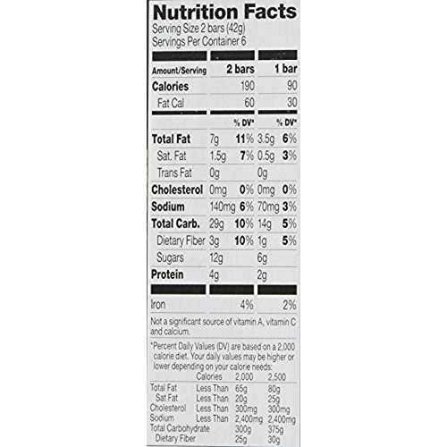 Nature Valley Crunchy Granola Bars Oats 'N Dark Chocolate 1.49 Oz. Pk Of 3.