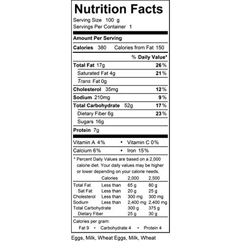 Susie's Smart Breakfast Cookie Gingered Apple Healthy Omega-3S And Protein Rich Soft Chewy, 3.57, Apple, 63 Oz (Pack Of 18)