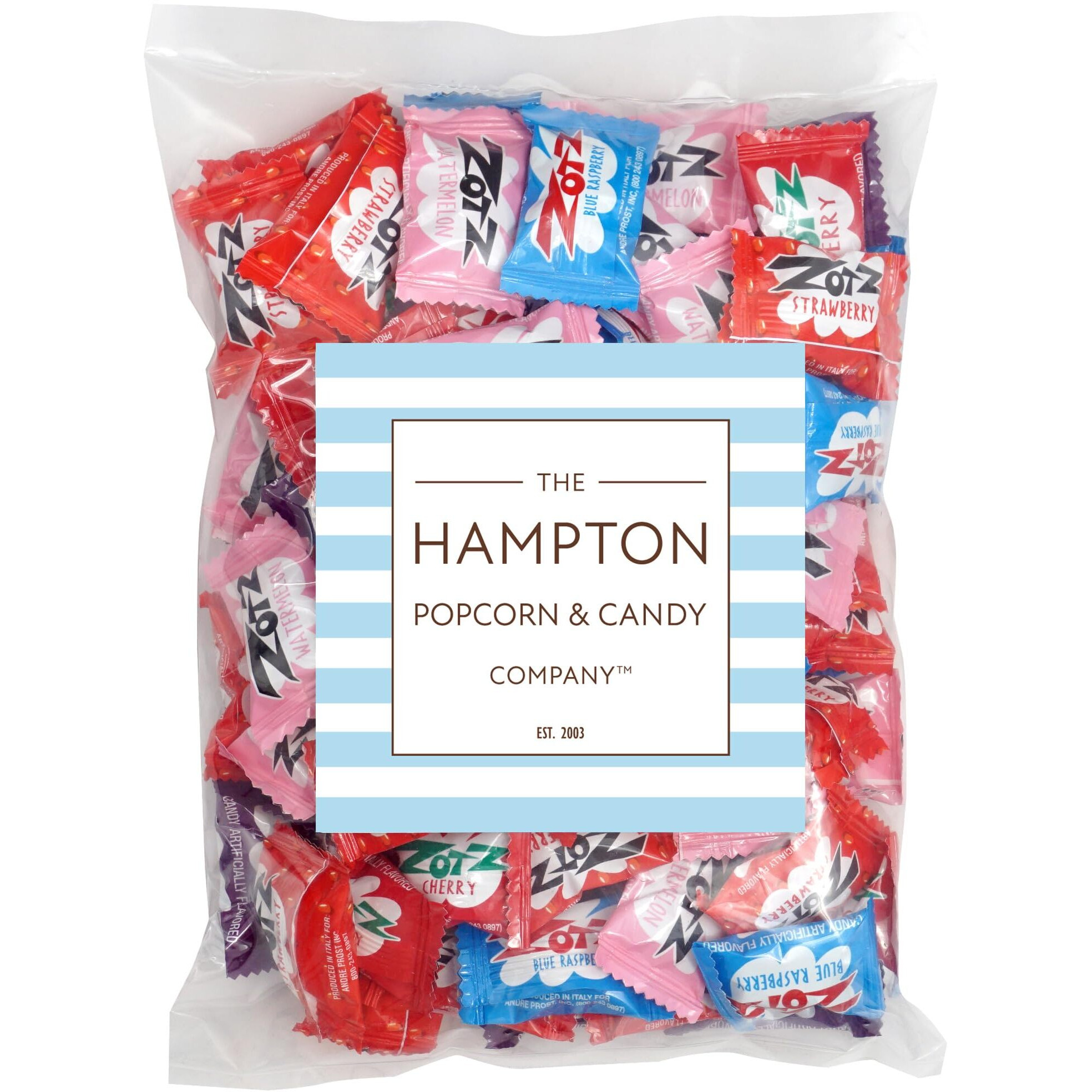 Zotz Fizz Candy, 1Lb Bulk Bag (Approx. 90 Pieces), Assorted Flavors