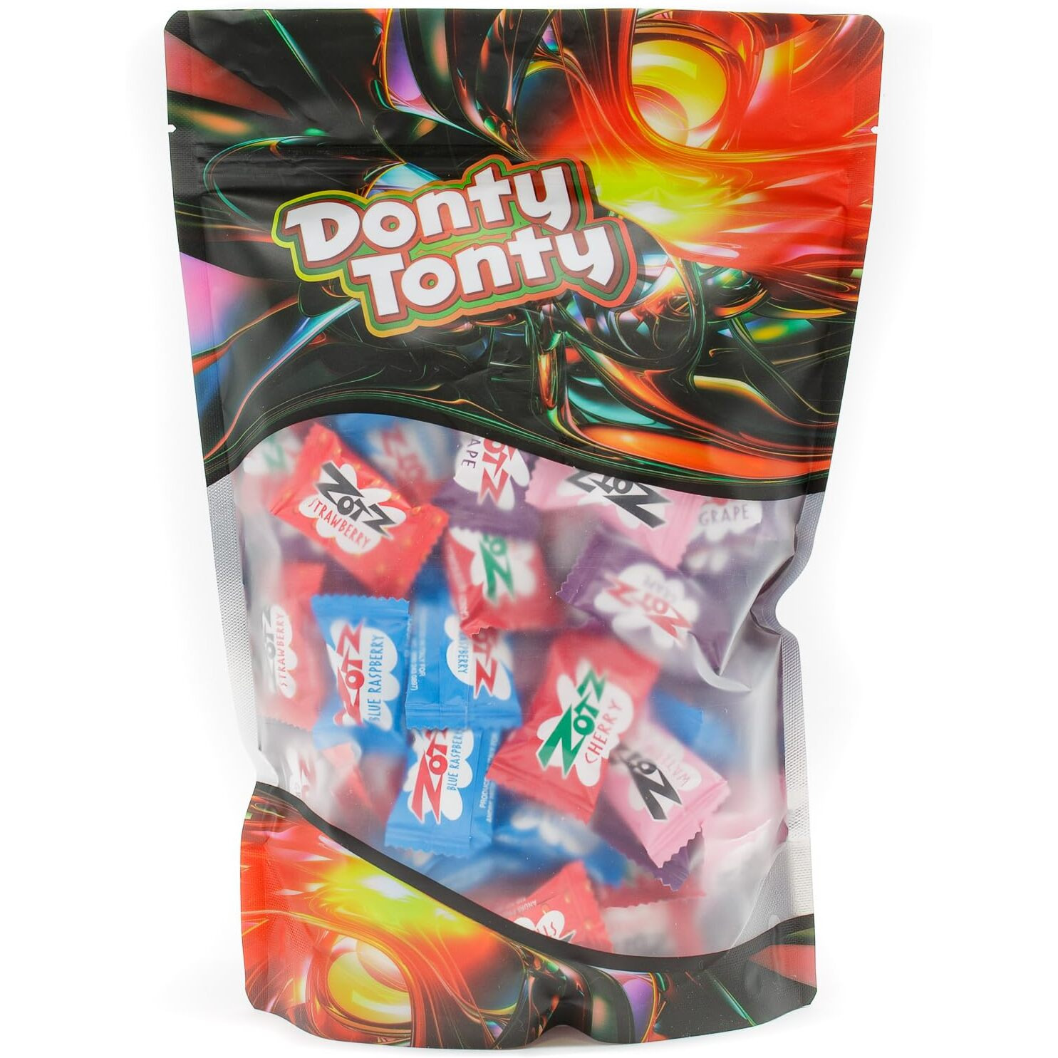 Zotz Fizzy Candy 2 Lb - Bulk Bag, Assorted Fruit Flavors, Fizzing Candies, Individually Wrapped (164 Pieces)