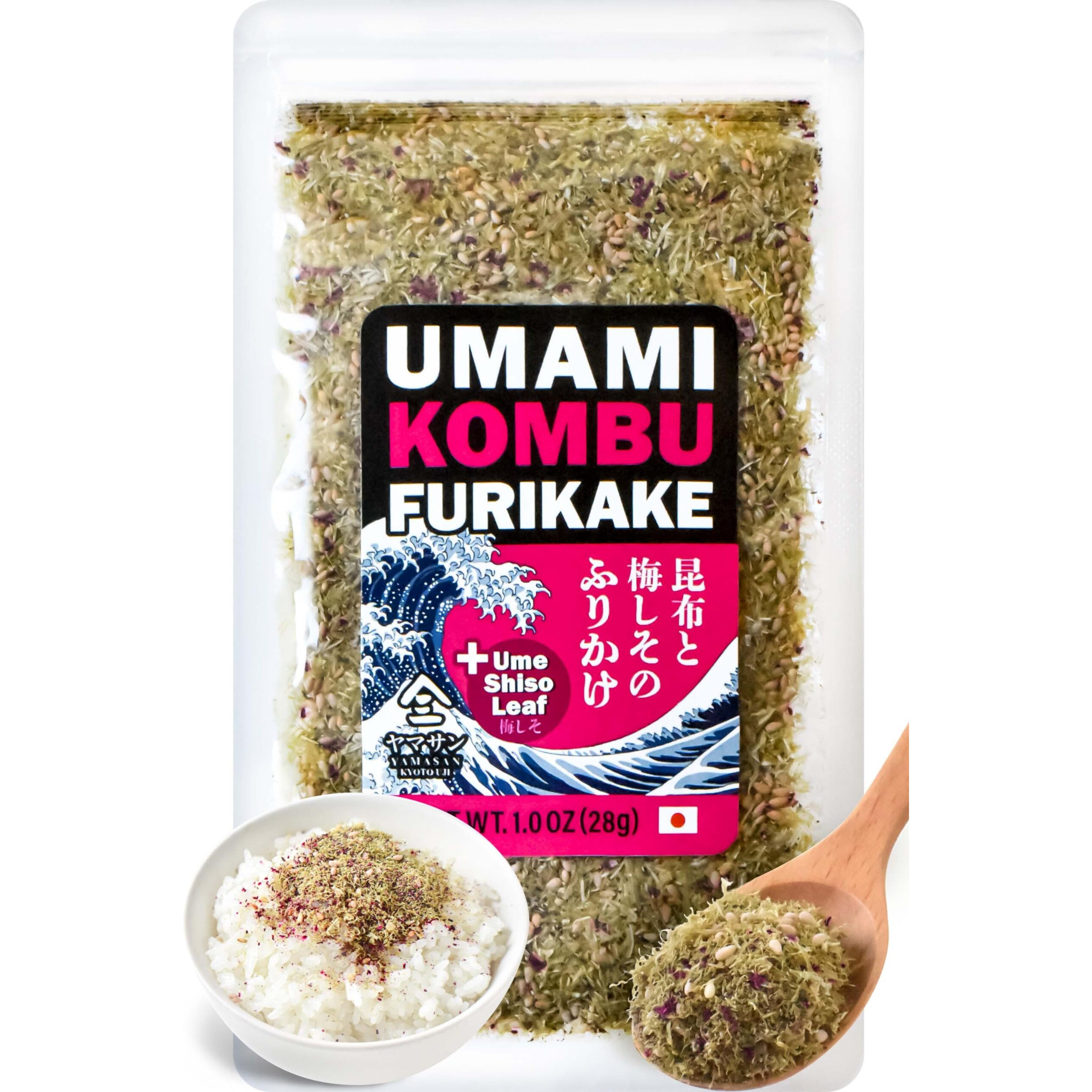 Japanese Furikake Umami Seasoning, Super Food Kelp, Tororo Kombu, Rice Topping, Delicious Flavor Of Various Foods, Low Calories, Made In Japan 28G(1.0Oz) Yamasan