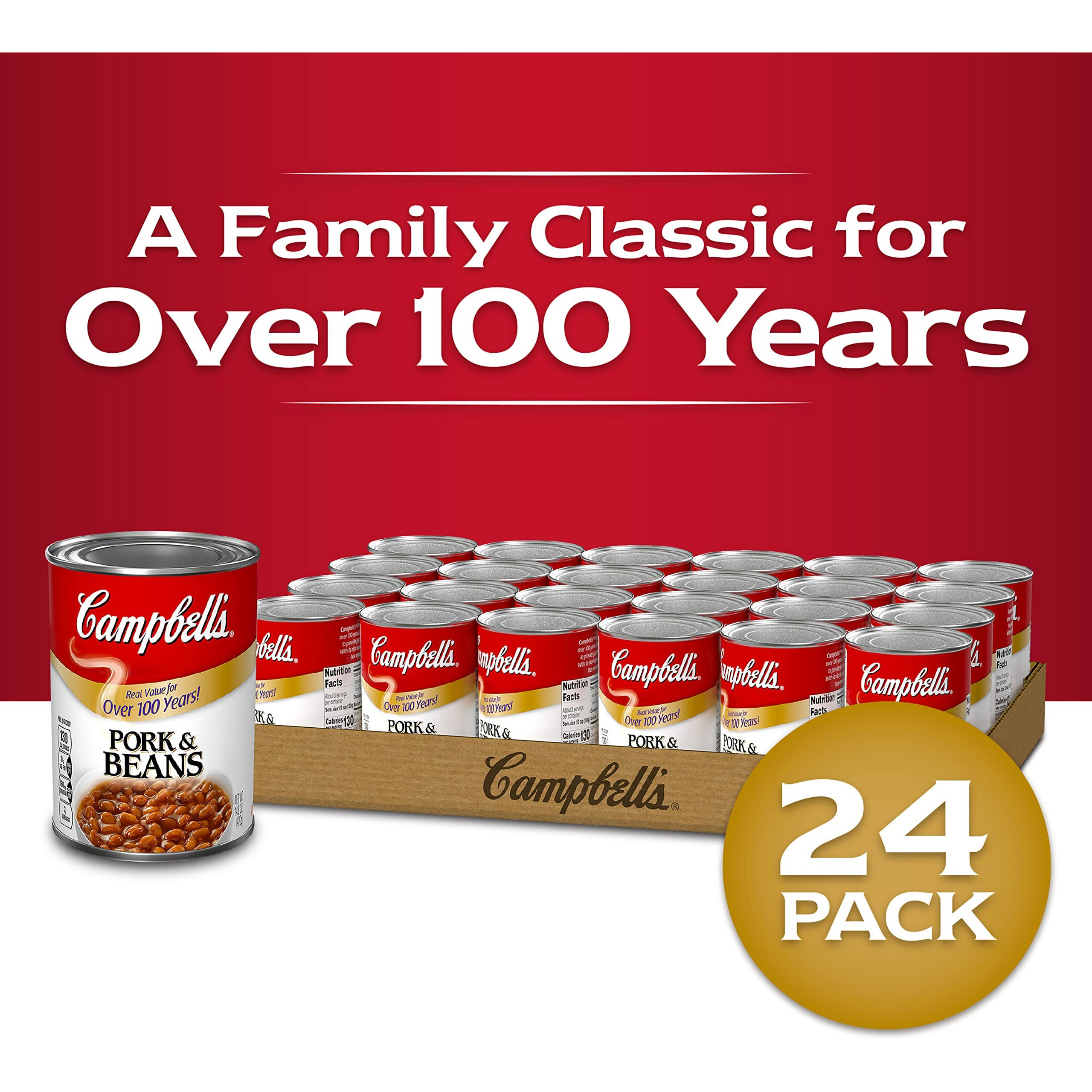 Campbell's Pork And Beans 14.8 Ounce Can (Pack Of 24)