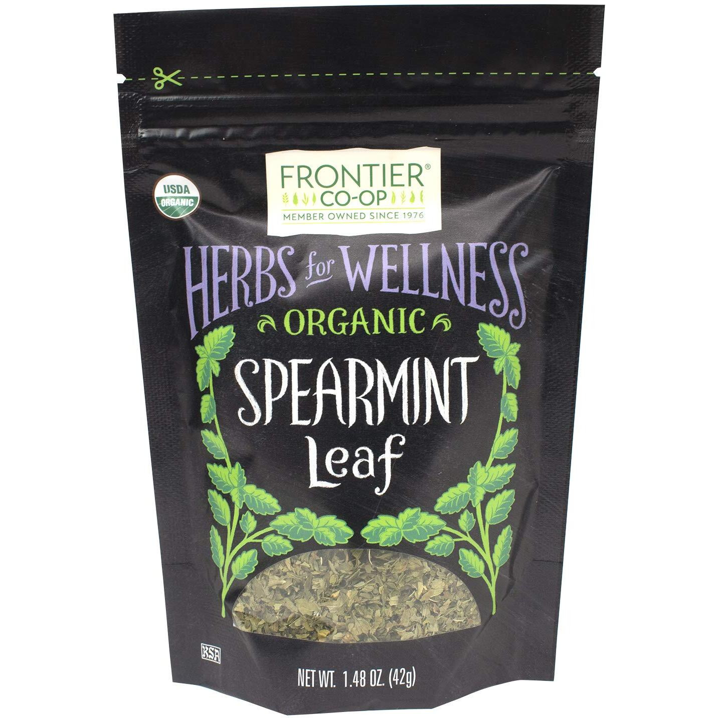 Frontier Co-Op Organic Cut & Sifted Spearmint Leaf 1.48Oz