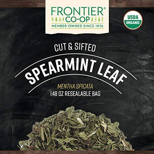 Frontier Co-Op Organic Cut & Sifted Spearmint Leaf 1.48Oz
