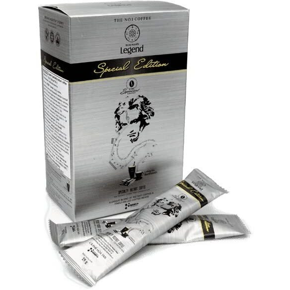 Trung Nguyen Legend Special Edition Premium Instant Coffee For Energy Boost By Nano+ Technology, Non-Dairy Creamer, Coffee Mix - Strong And Pure Vietnamese Instant Coffee (18 Packets/Box)