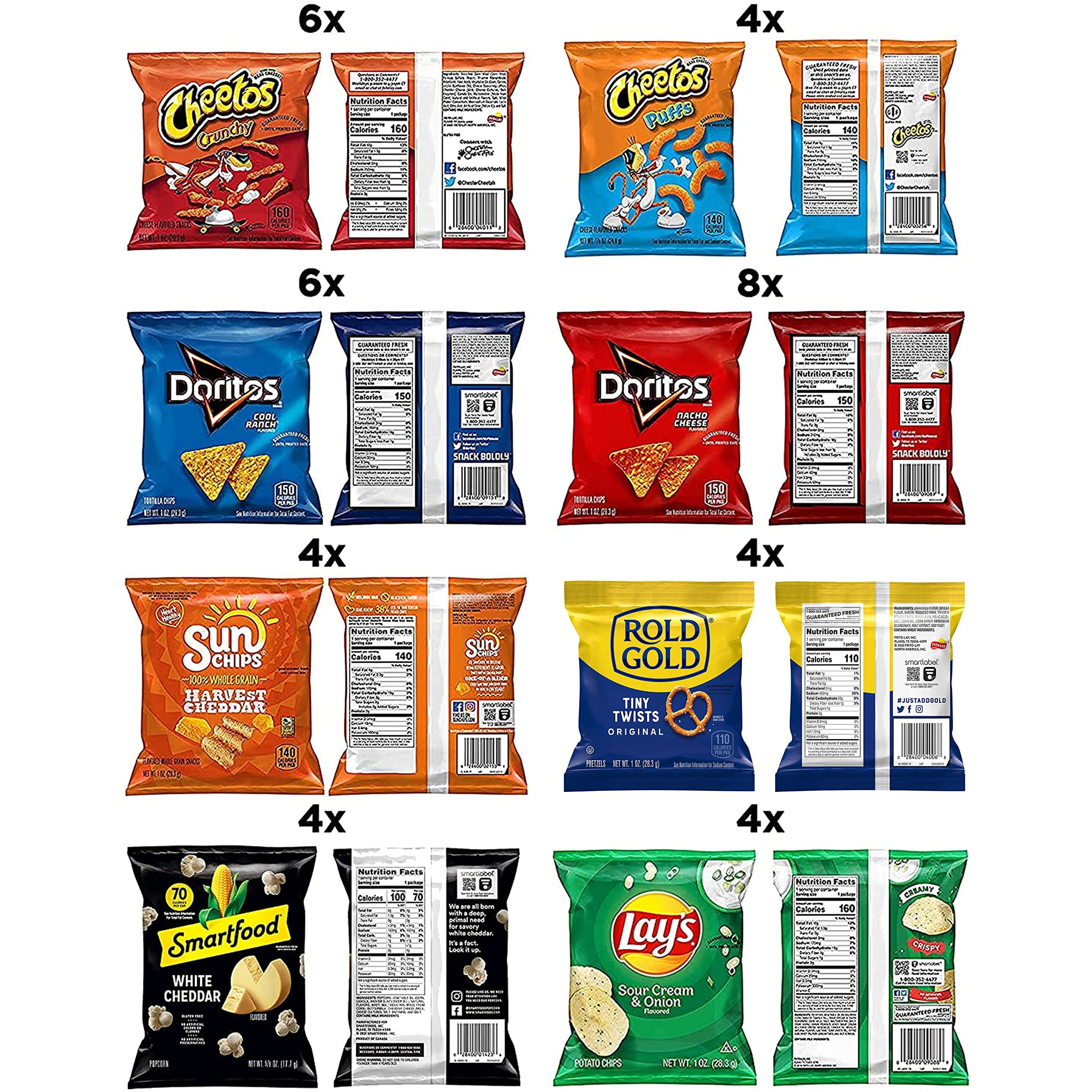 Frito Lay Fun Times Mix Variety Pack, (Pack Of 40)