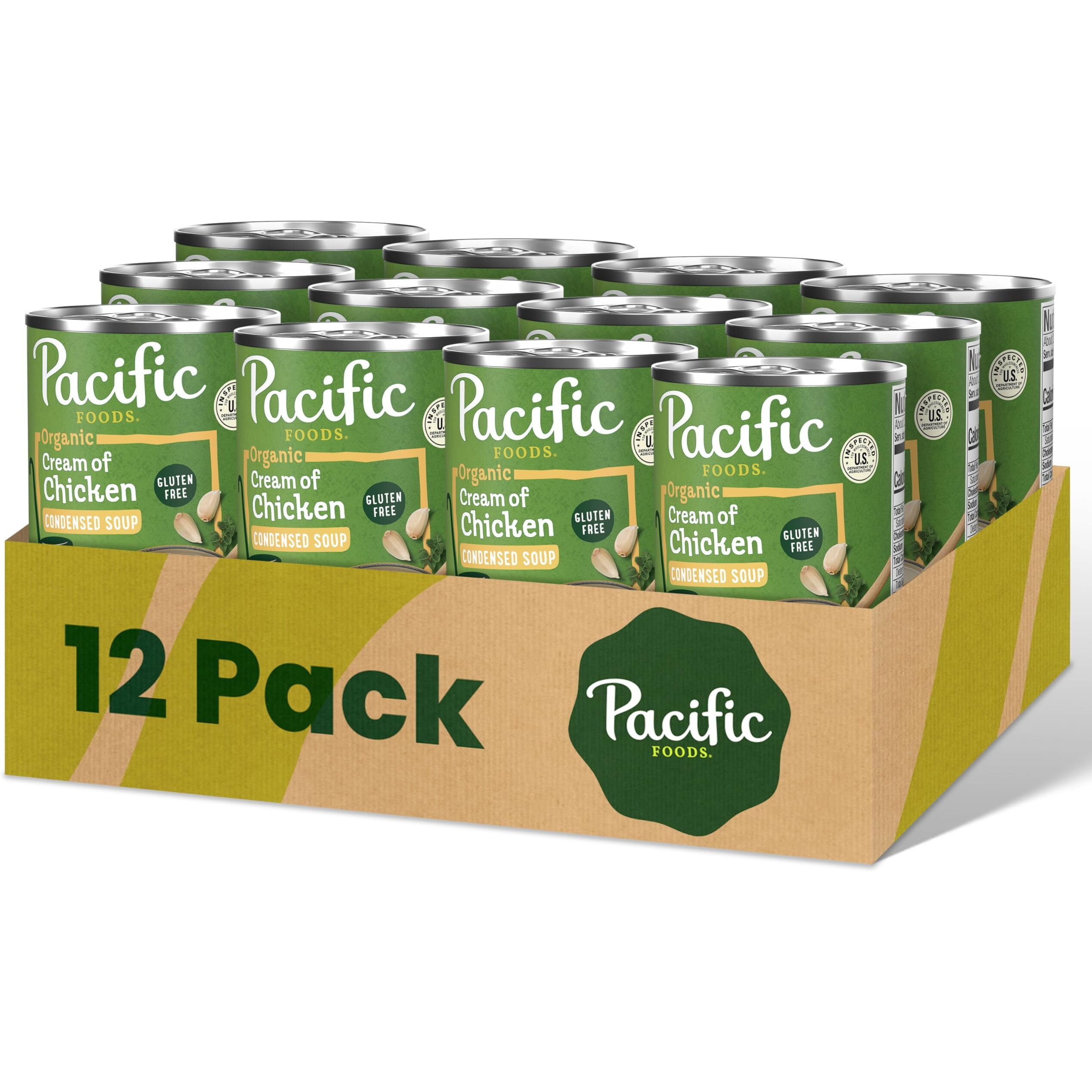 Pacific Foods Organic Cream Of Chicken Soup, 10.5 Oz Can (Case Of 12)