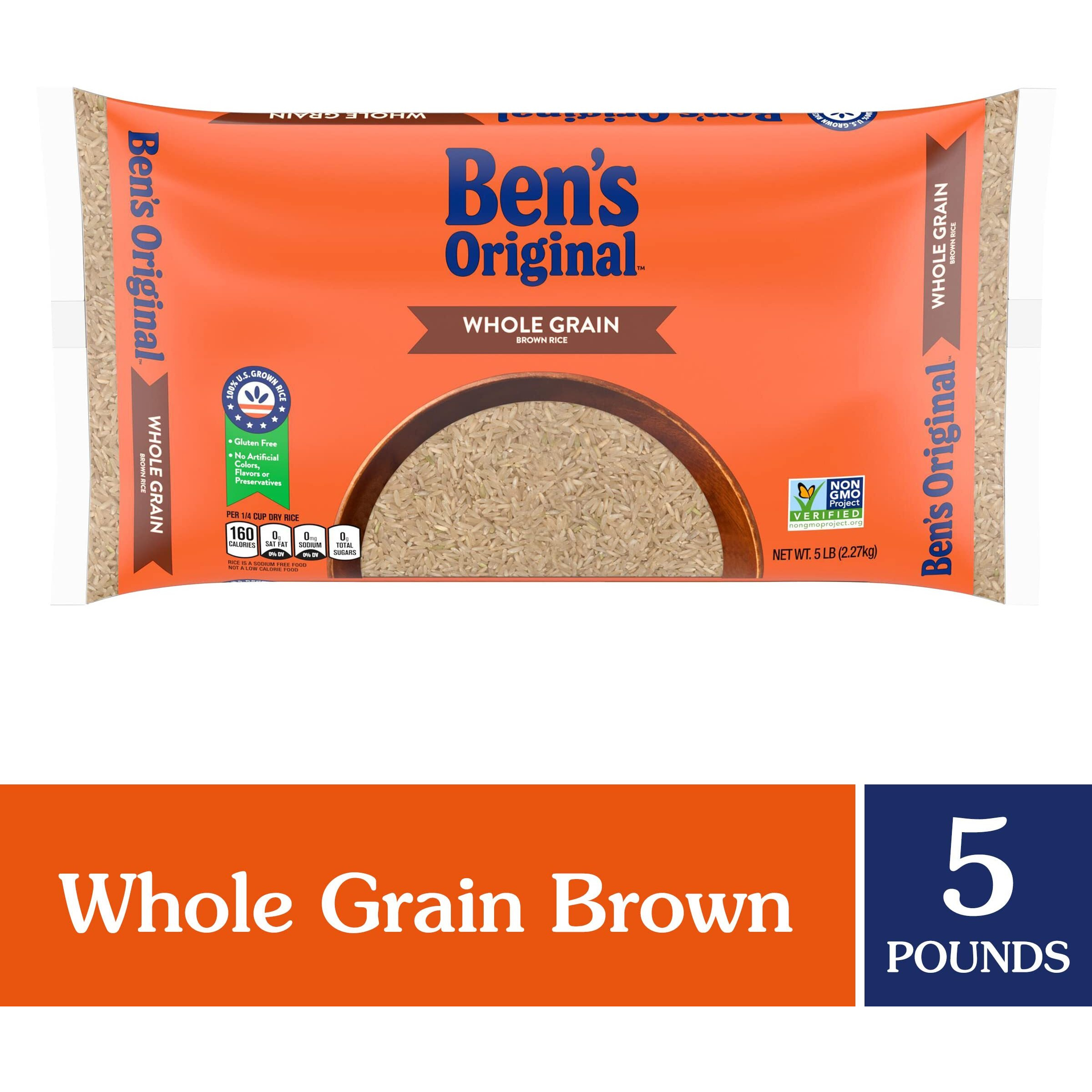 Ben's Original Whole Grain Brown Rice, 5 Lb Bag