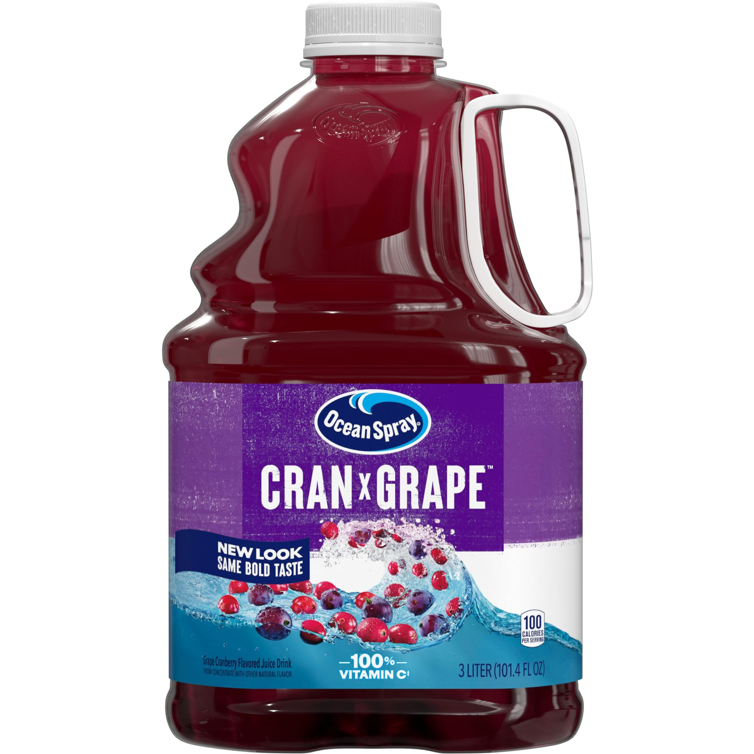 Ocean Spray Cran-Grape Cranberry Grape Juice Drink, 101.4 Fl Oz Bottle ( Pack Of 6)