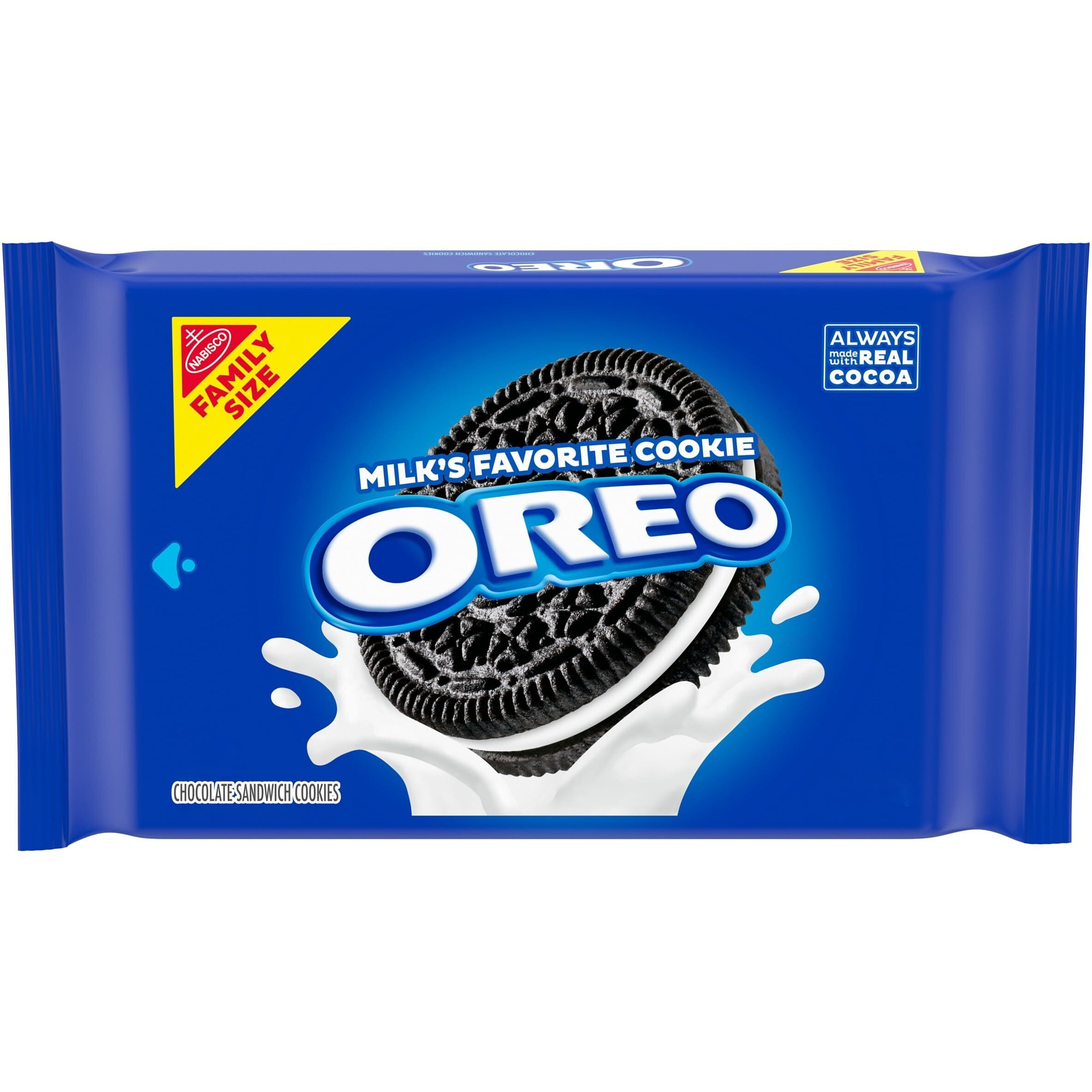 Oreo Chocolate Sandwich Cookies, Family Size, 18.12 Oz