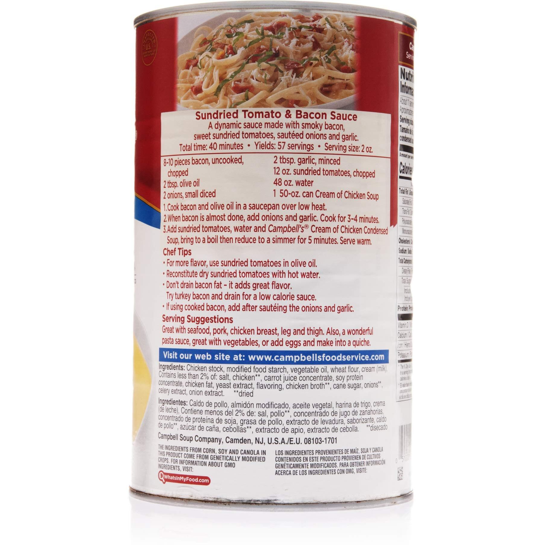 Campbell's Classic Condensed Cream Of Soup, Chicken, 50 Ounce (Pack Of 12)