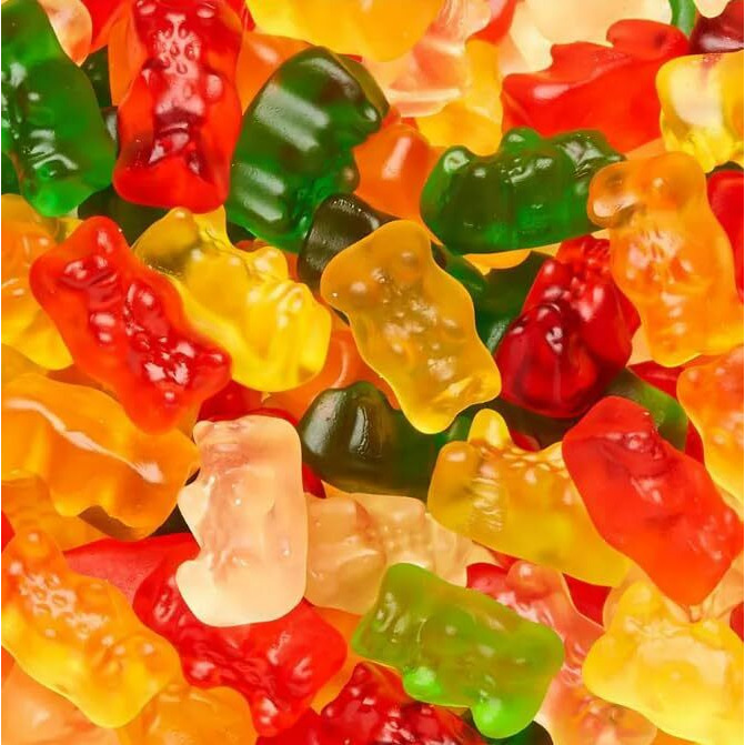 Haribo Gummi Candy, Original Goldbears Gummy Bears, 28.8 Ounce Resealable Party Size Bag, Delicious Soft & Chewy Sweet Snacks, Assorted Fruity Flavors