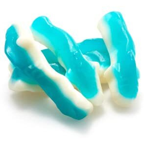 Yupik Gummy Blue Sharks, 2.2 Lb, Gluten-Free, Fruity Flavor, Soft & Chewy, Shark-Shaped Gummies, Fun Treat, Sweet Candy, Delicious Snack, Ideal For Gifting, Holidays & Decorating
