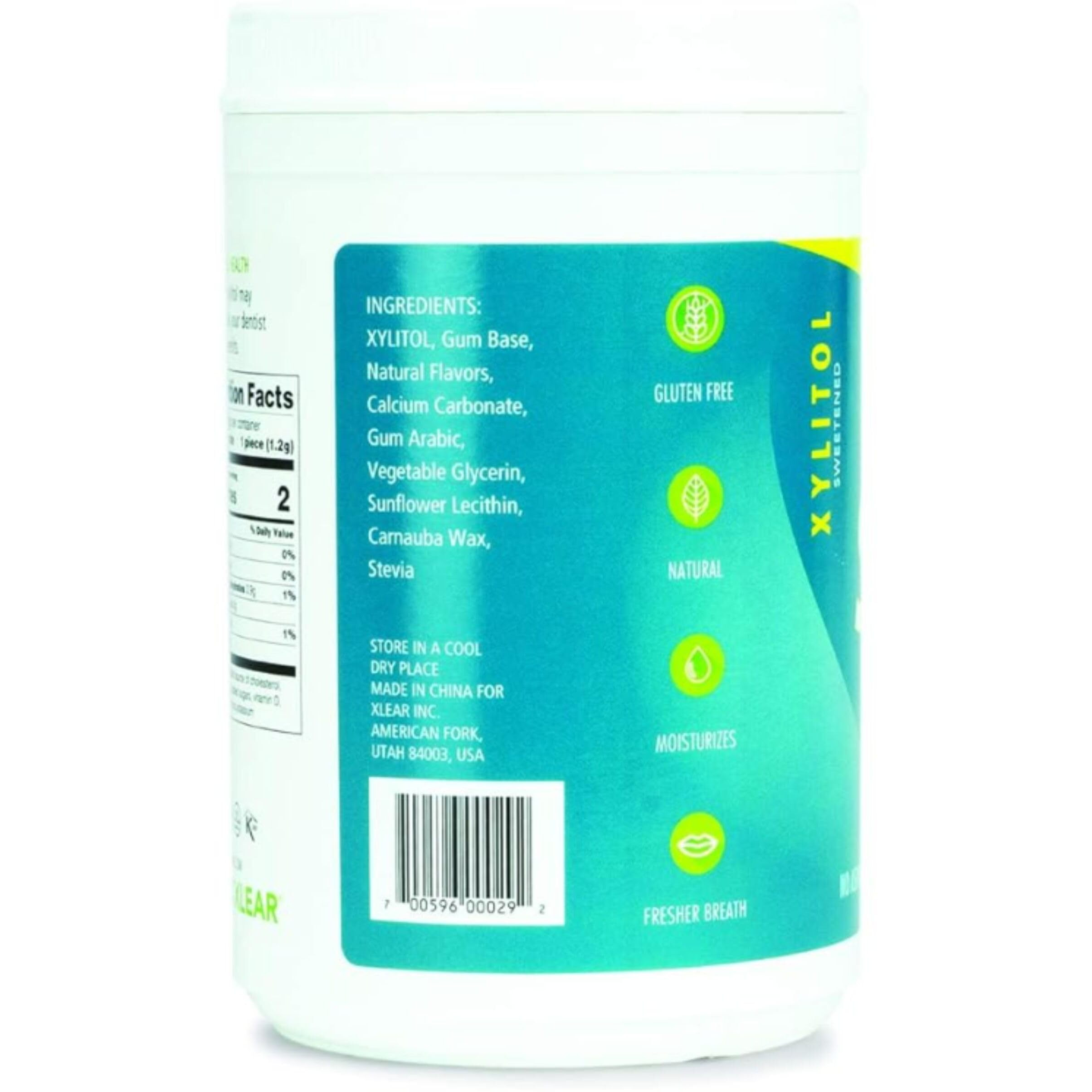 Spry Fresh Natural Xylitol Chewing Gum Dental Defense System Aspartame-Free Sugar Free Gum (Wintergreen, 550 Count - Pack Of 1)