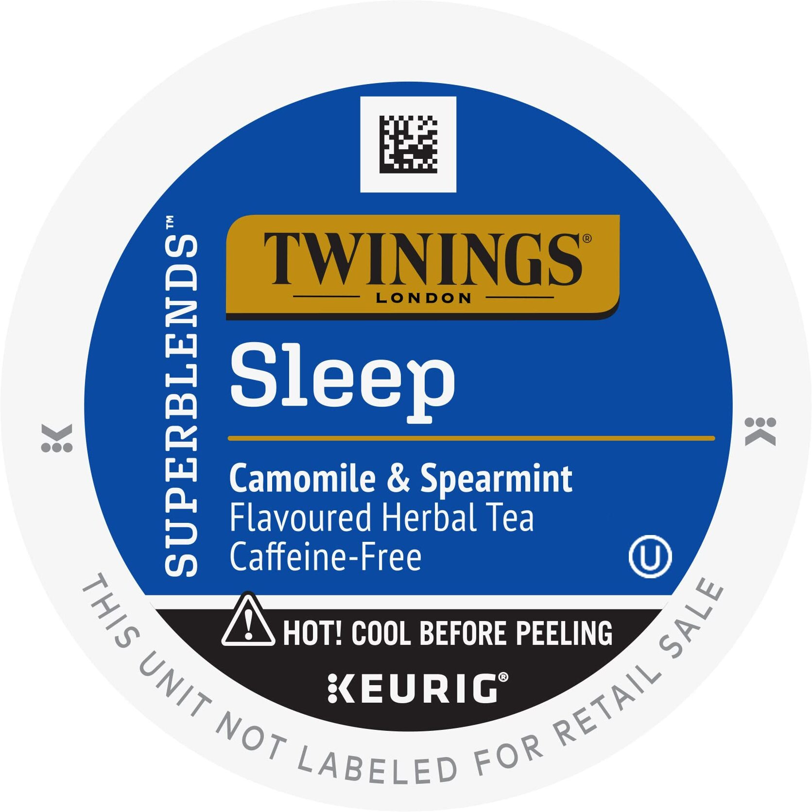 Twinings Sleep Herbal Tea K-Cup Pods For Keurig, 24 Count (Pack Of 1), Formerly Nightly Calm, Camomile, Spearmint, & Lemongrass, Naturally Caffeine-Free, Enjoy Hot Or Iced | Packaging May Vary