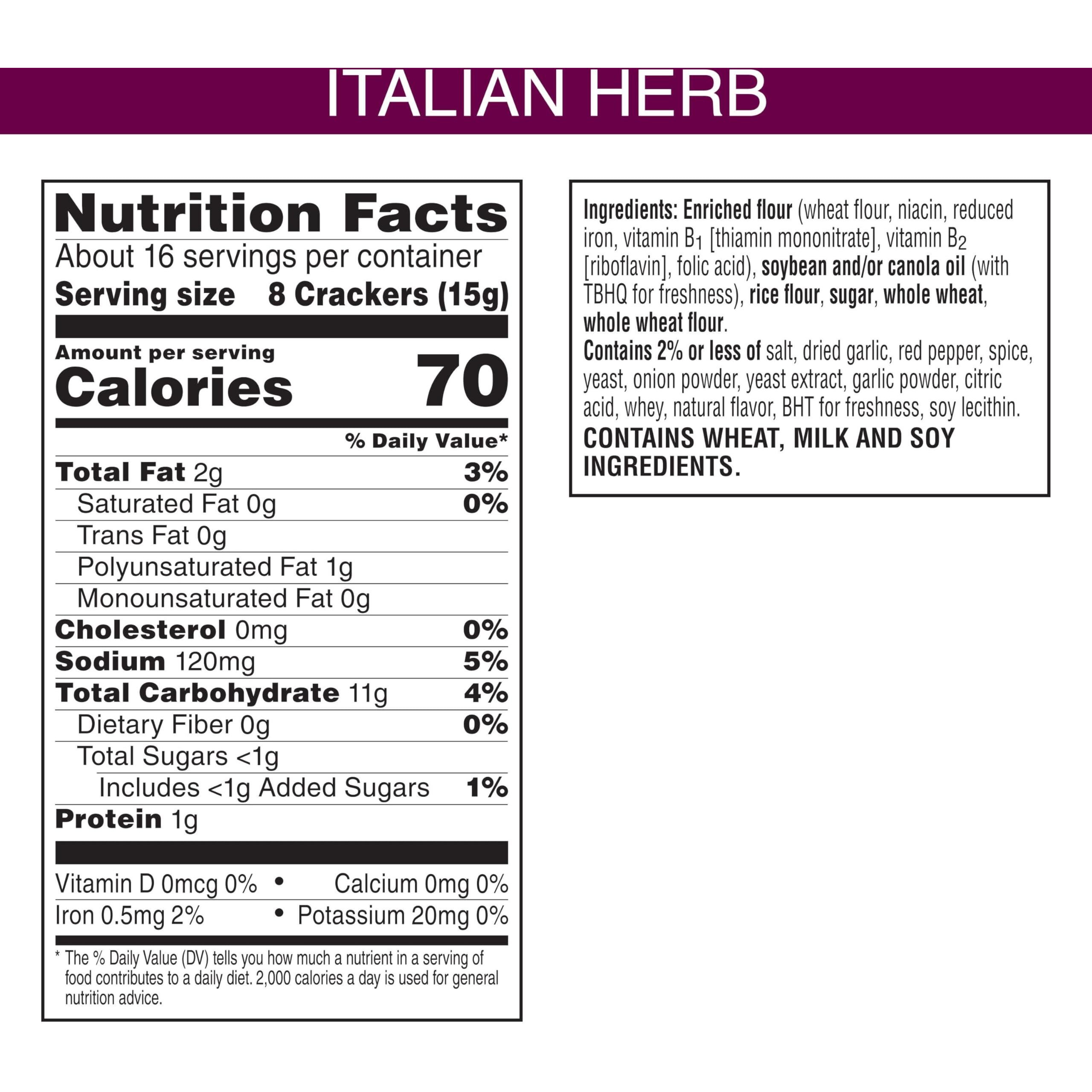 Toasteds Flatbreads Crackers, Party Snacks, Lunch Snacks, Italian Herb (10 Boxes)