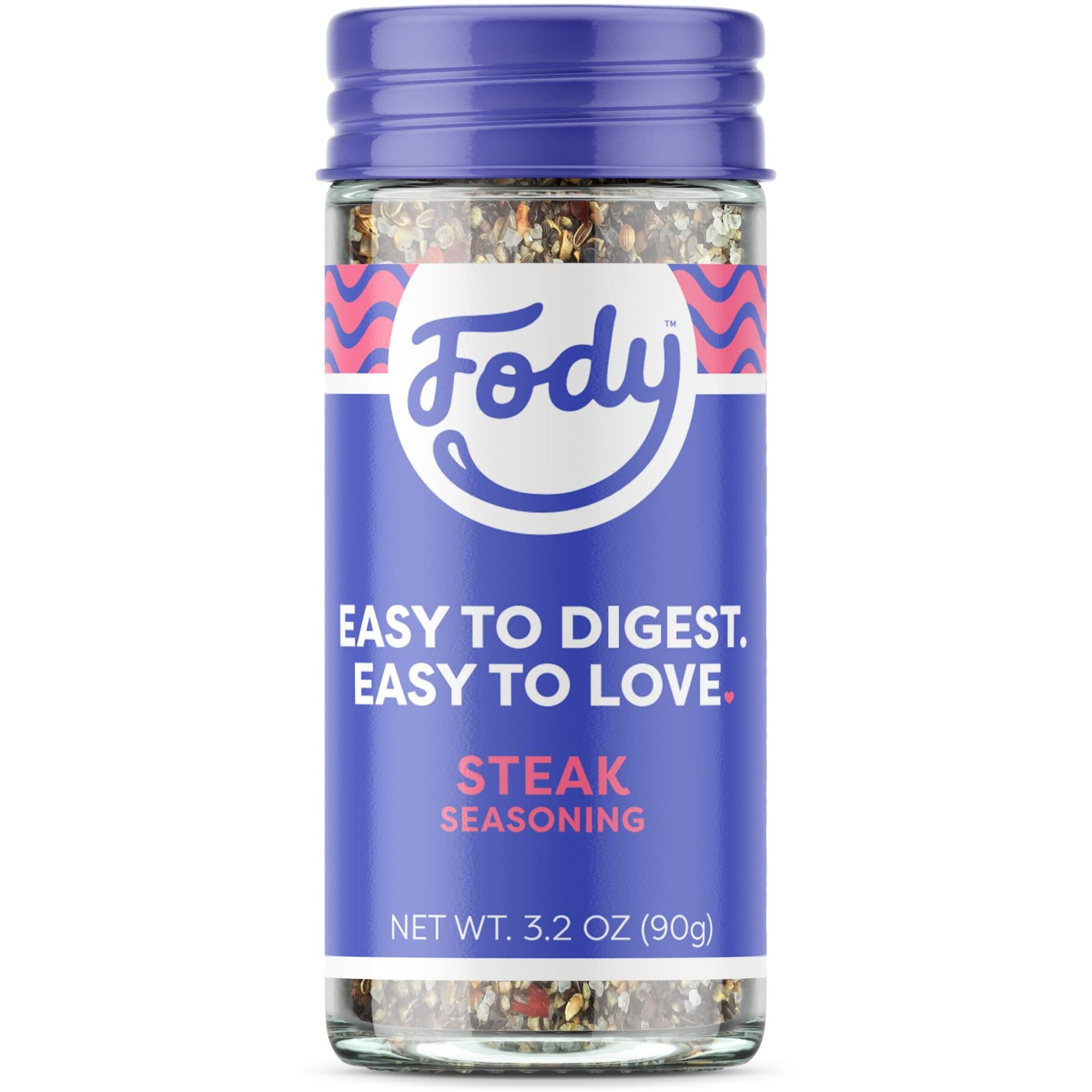 Fody Foods Vegan Steak Spice Blend, Flavorful Grilling Seasoning, Low Fodmap Certified, Sensitive Recipe, Gut & Ibs Friendly, 3.2 Ounce